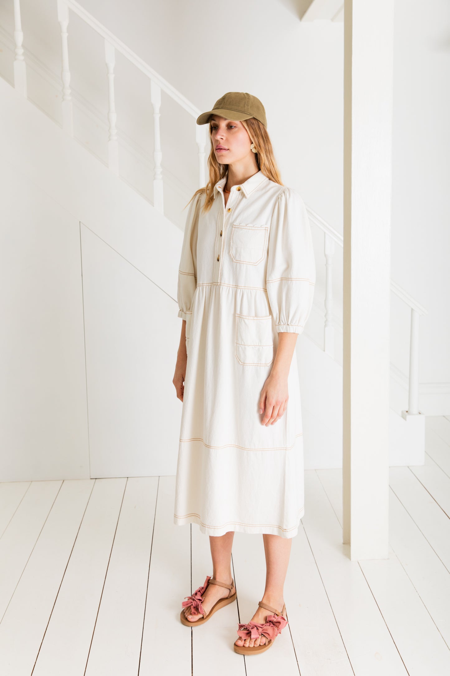 Adriane Dress - Ecru