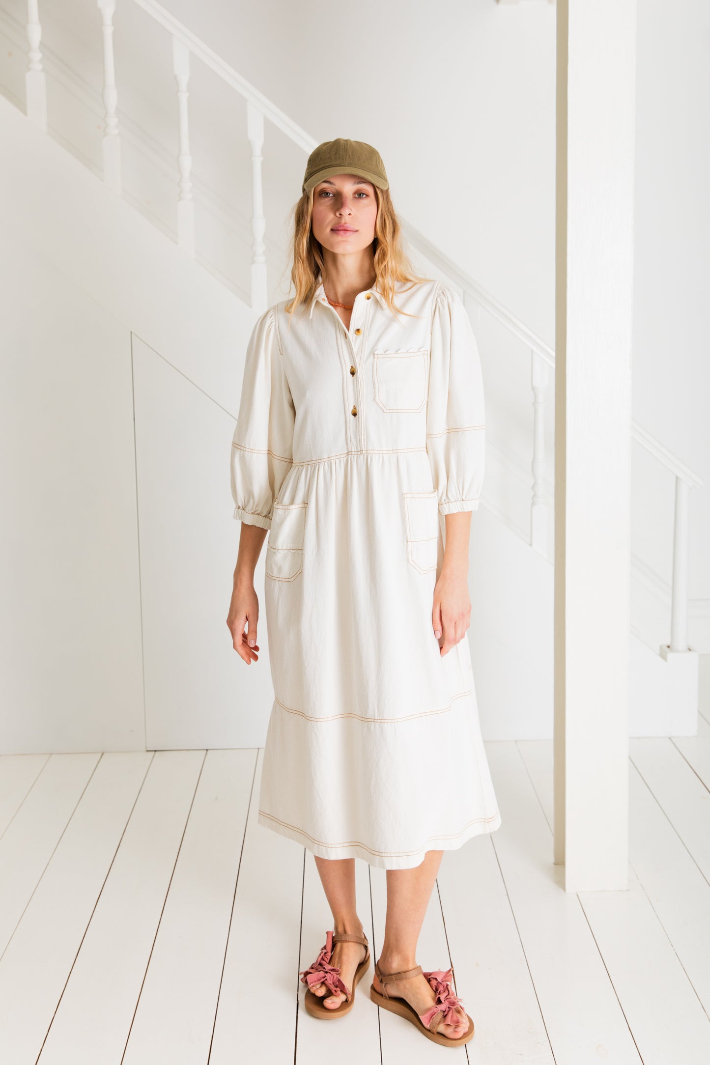 Adriane Dress - Ecru
