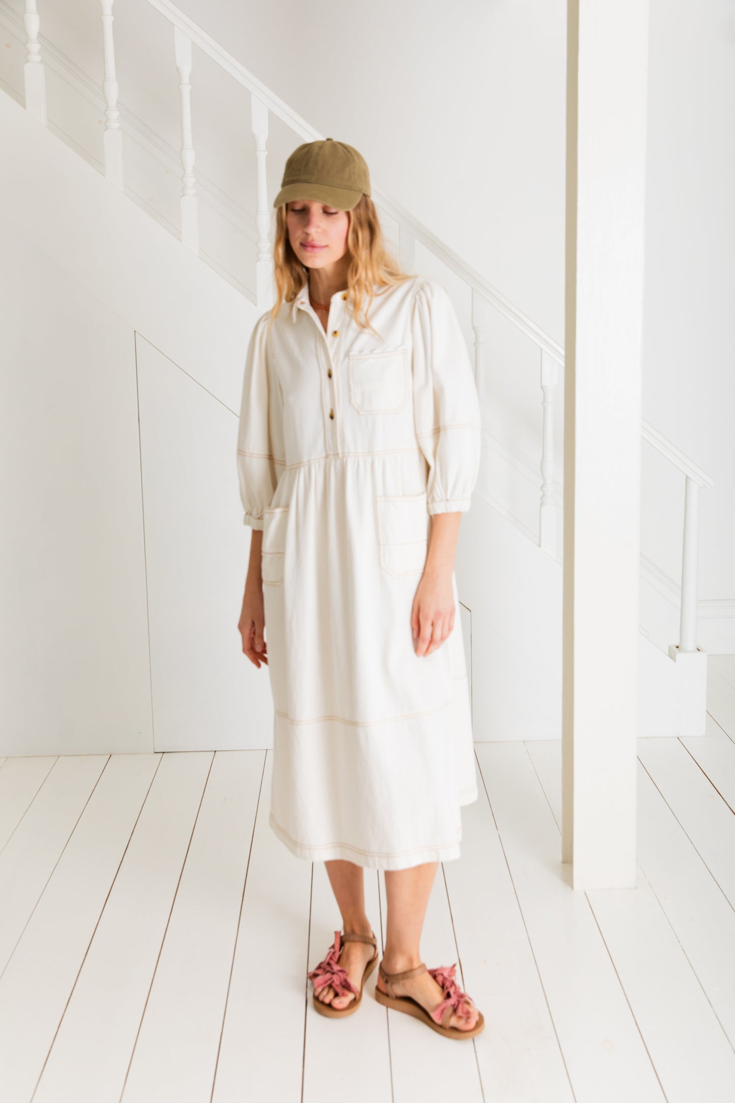 Adriane Dress - Ecru