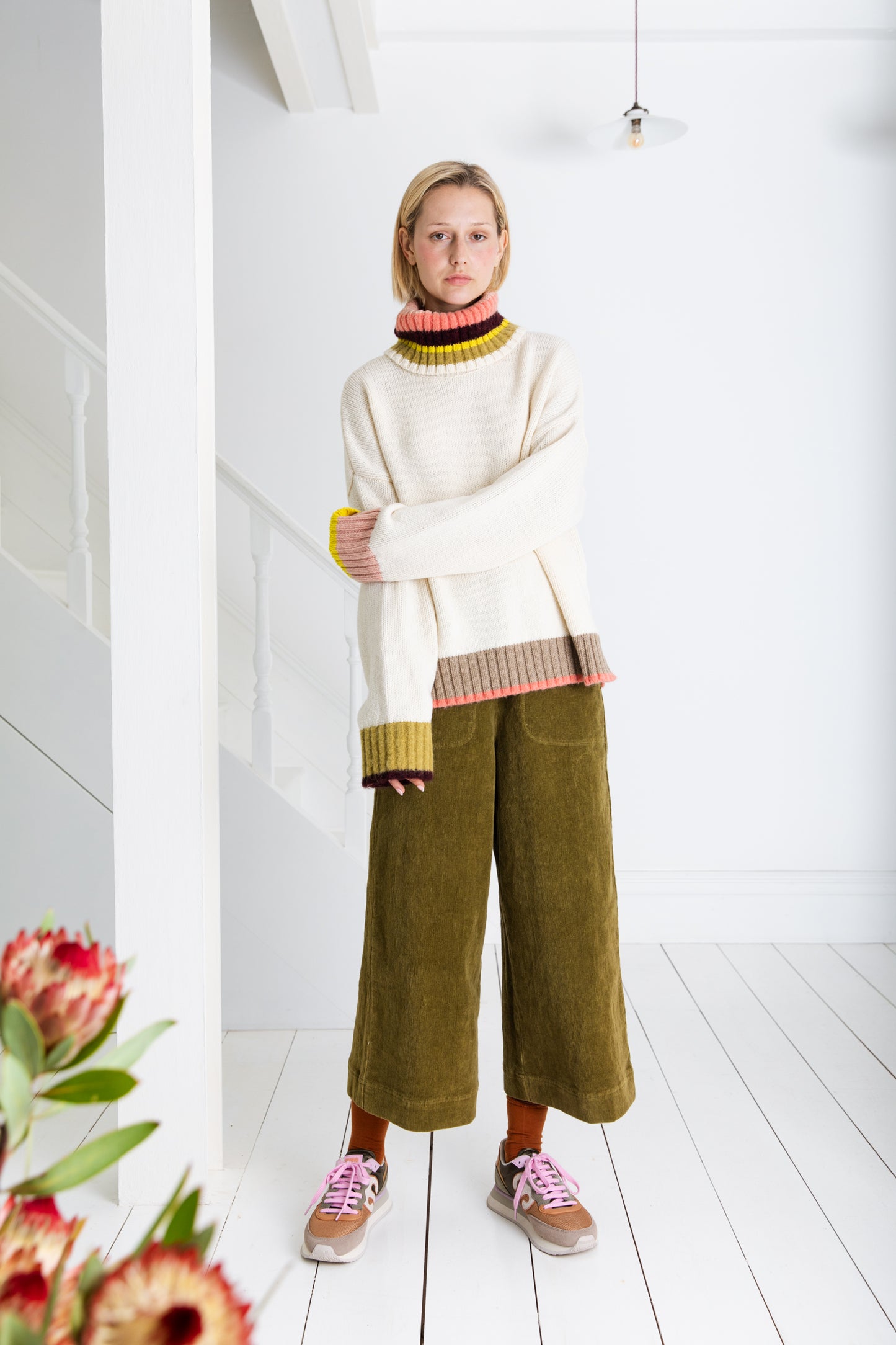 Bailey Jumper - Winter White Multi