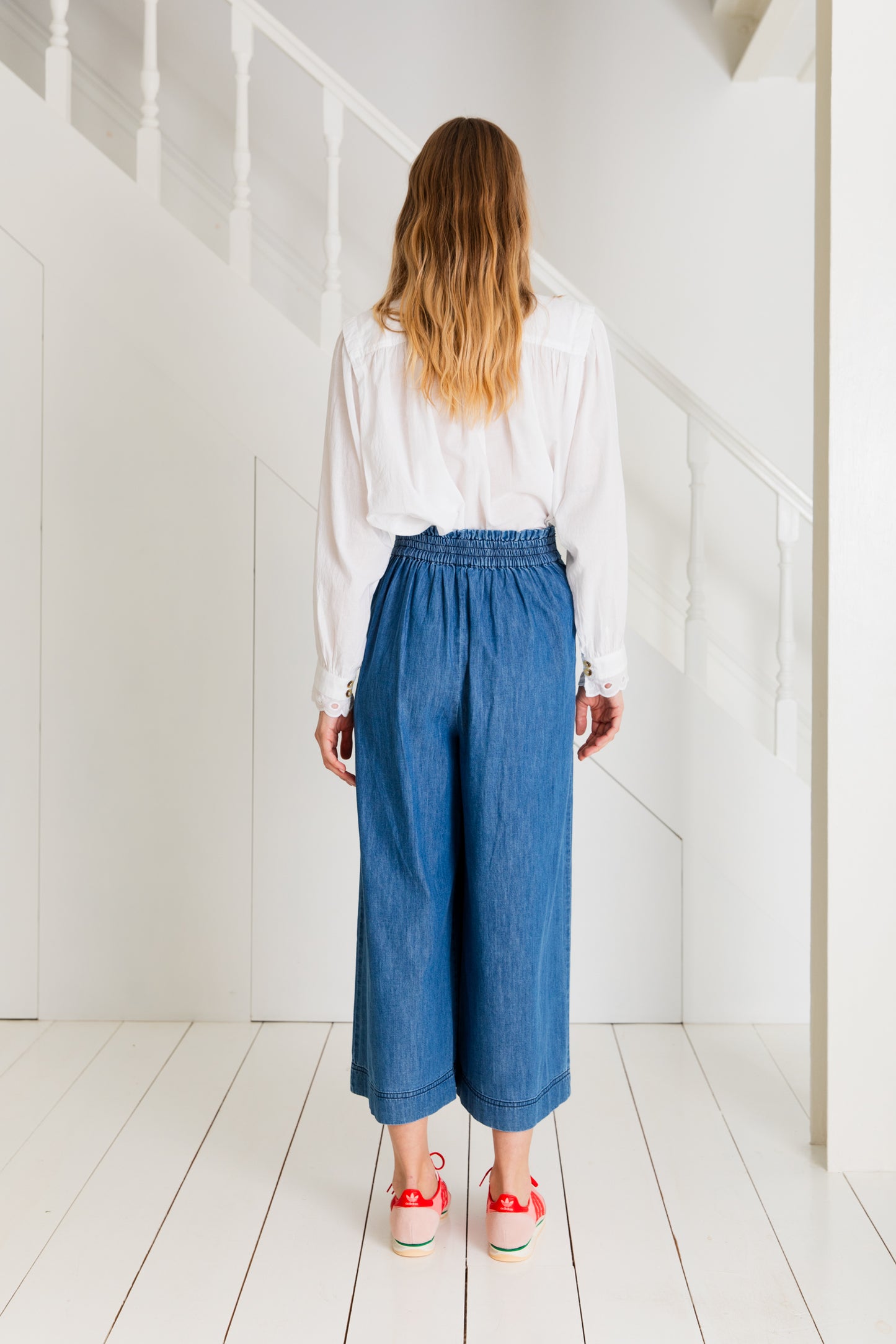 Bijou Trouser - Denim Mid Wash (WS)