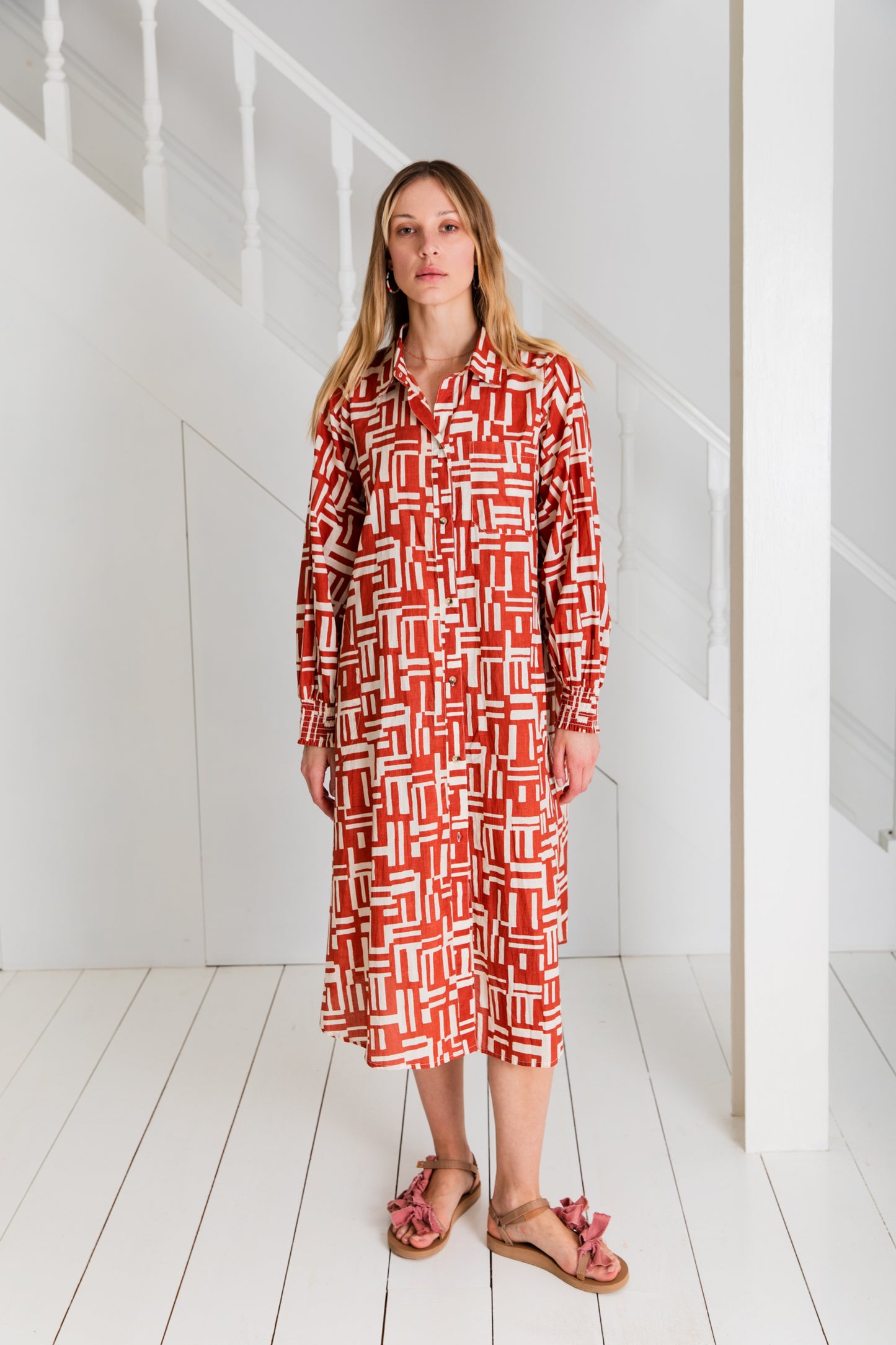 Dove Dress  - Brown (WS)