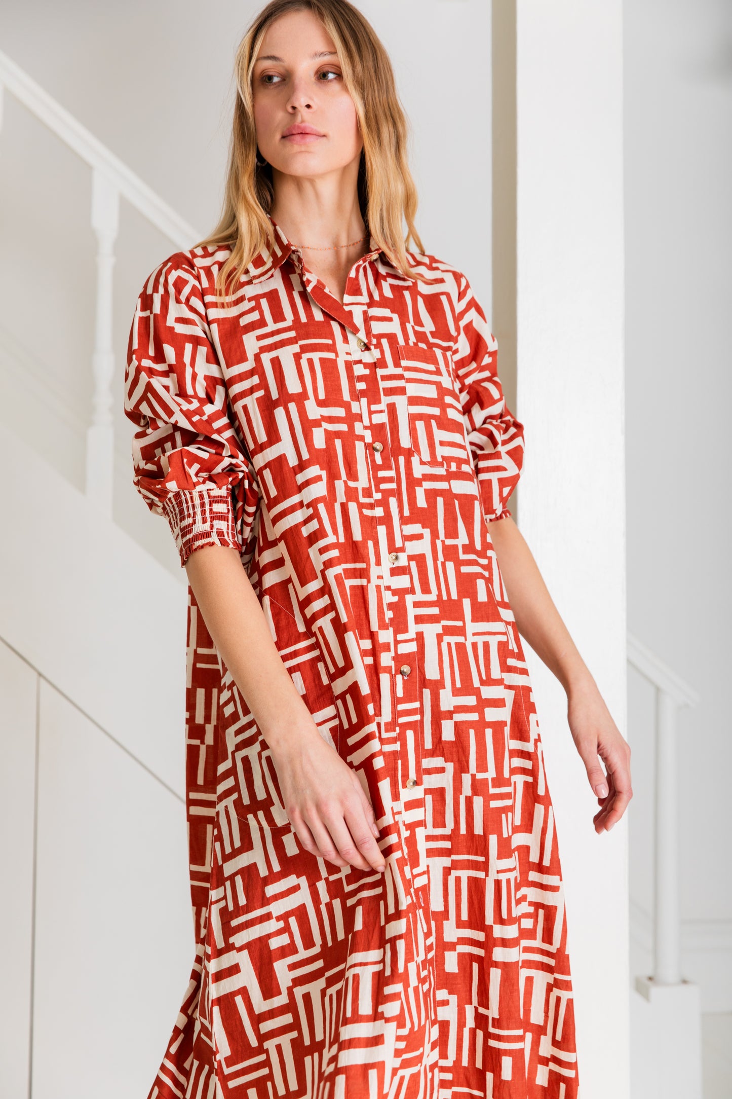 Dove Dress  - Brown (WS)