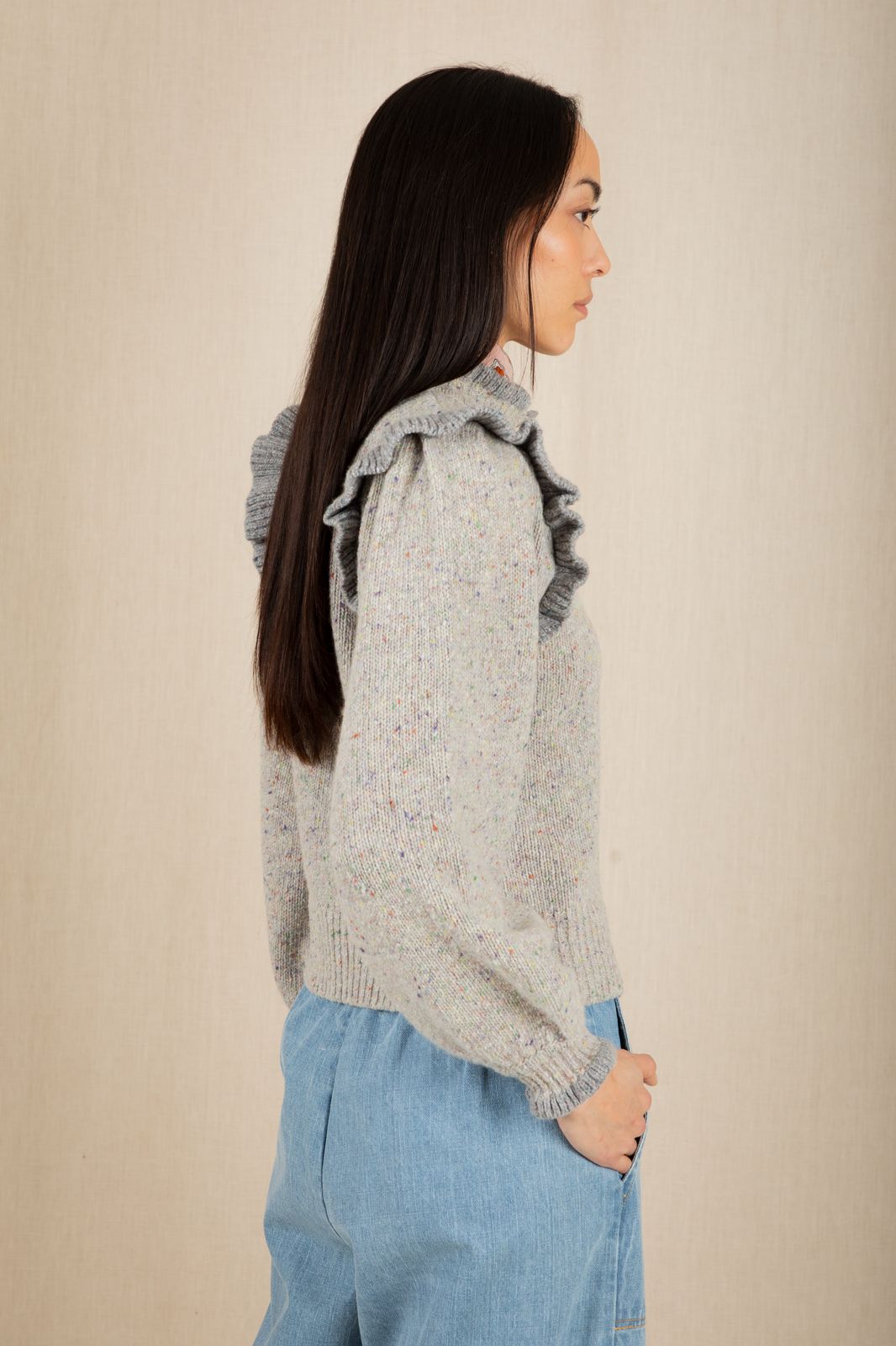 Delphie Knit Jacket - Mist