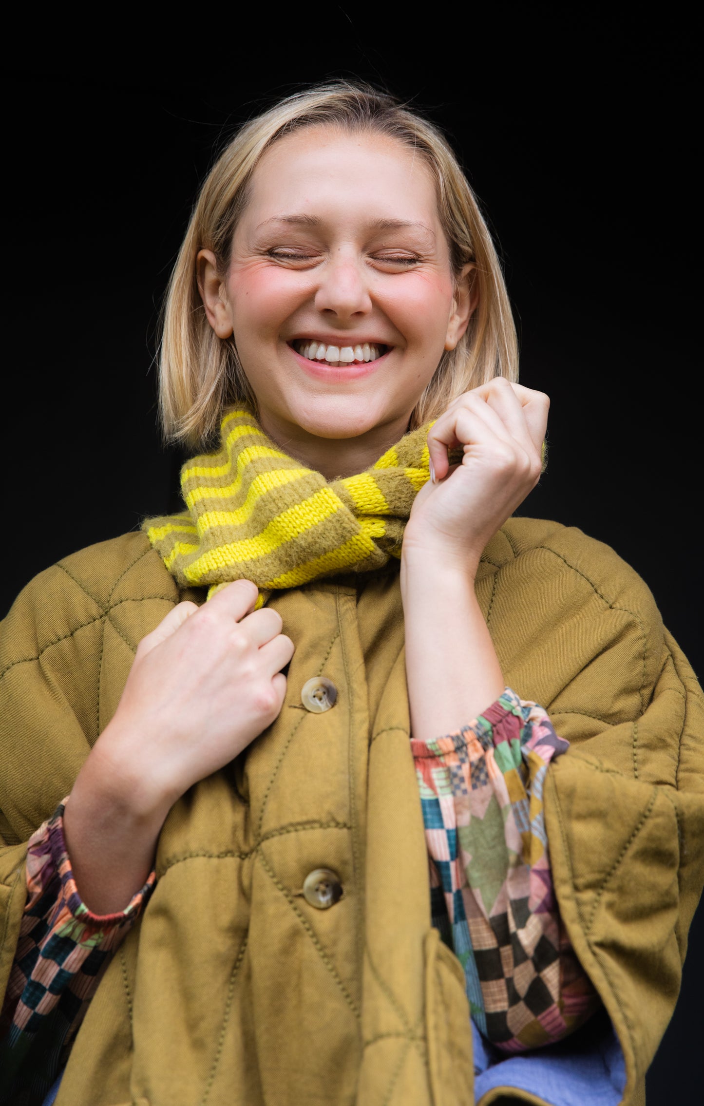 Elizabeth Triangle Scarf - Pine