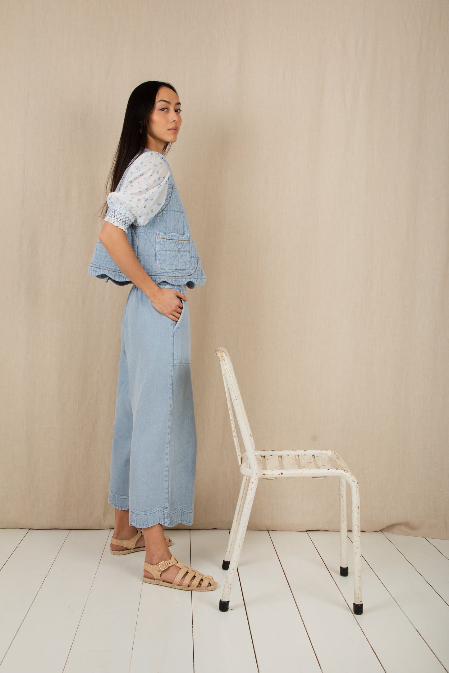 Estelle Gilet - Ice Blue