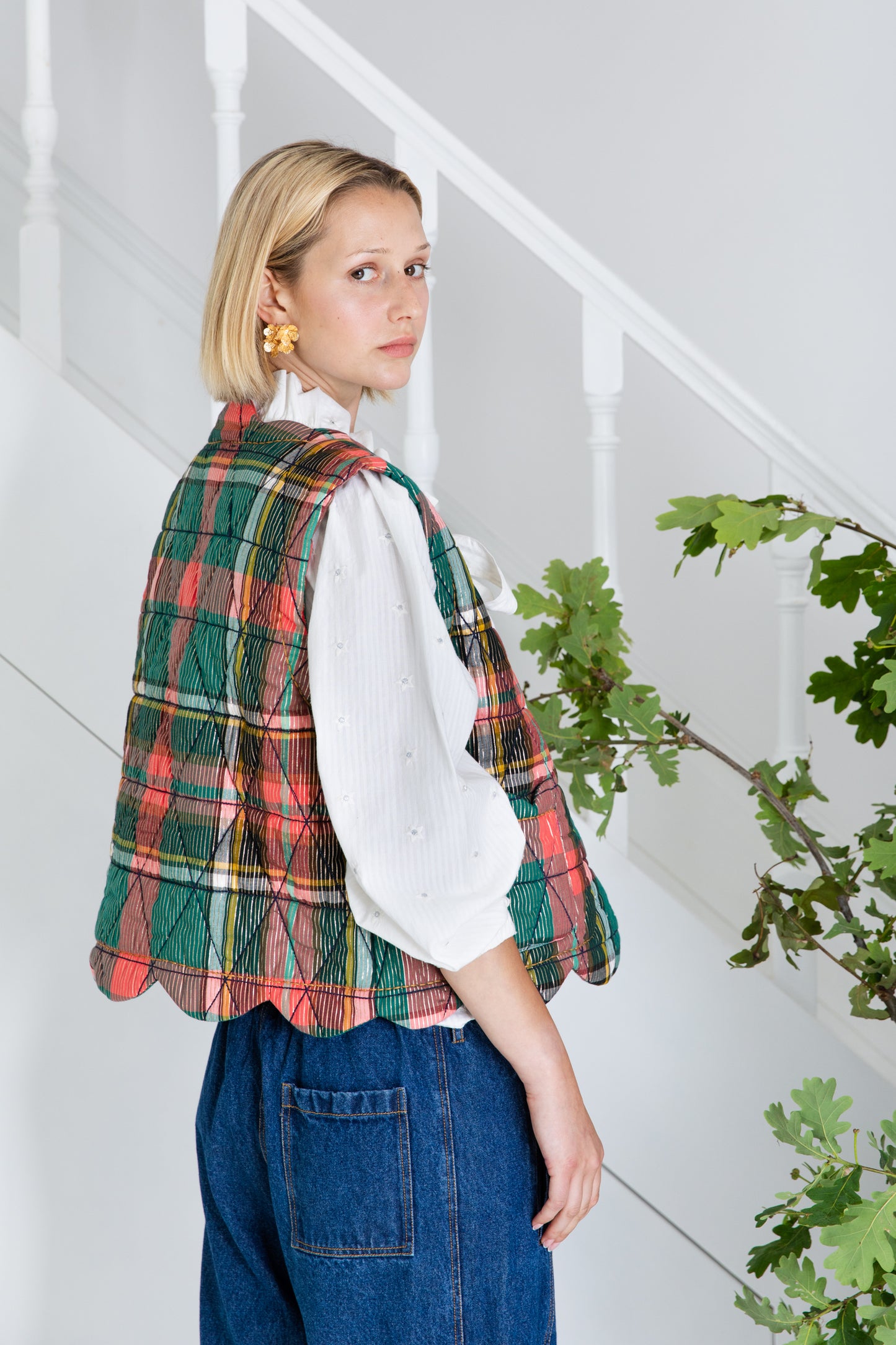 Estelle Gilet - Rose / Fir