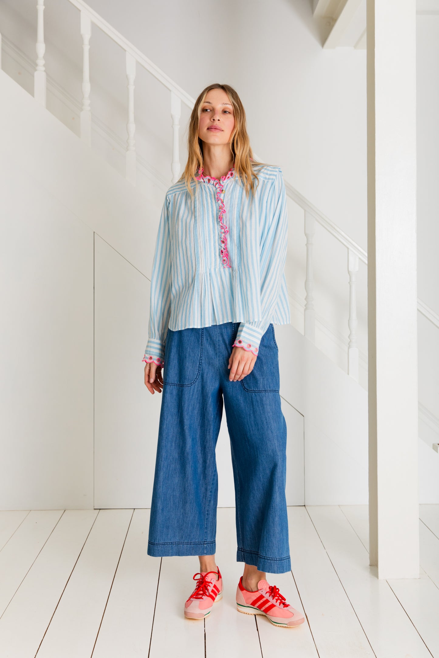 Etienne Shirt -Chalk/Neon (WS)