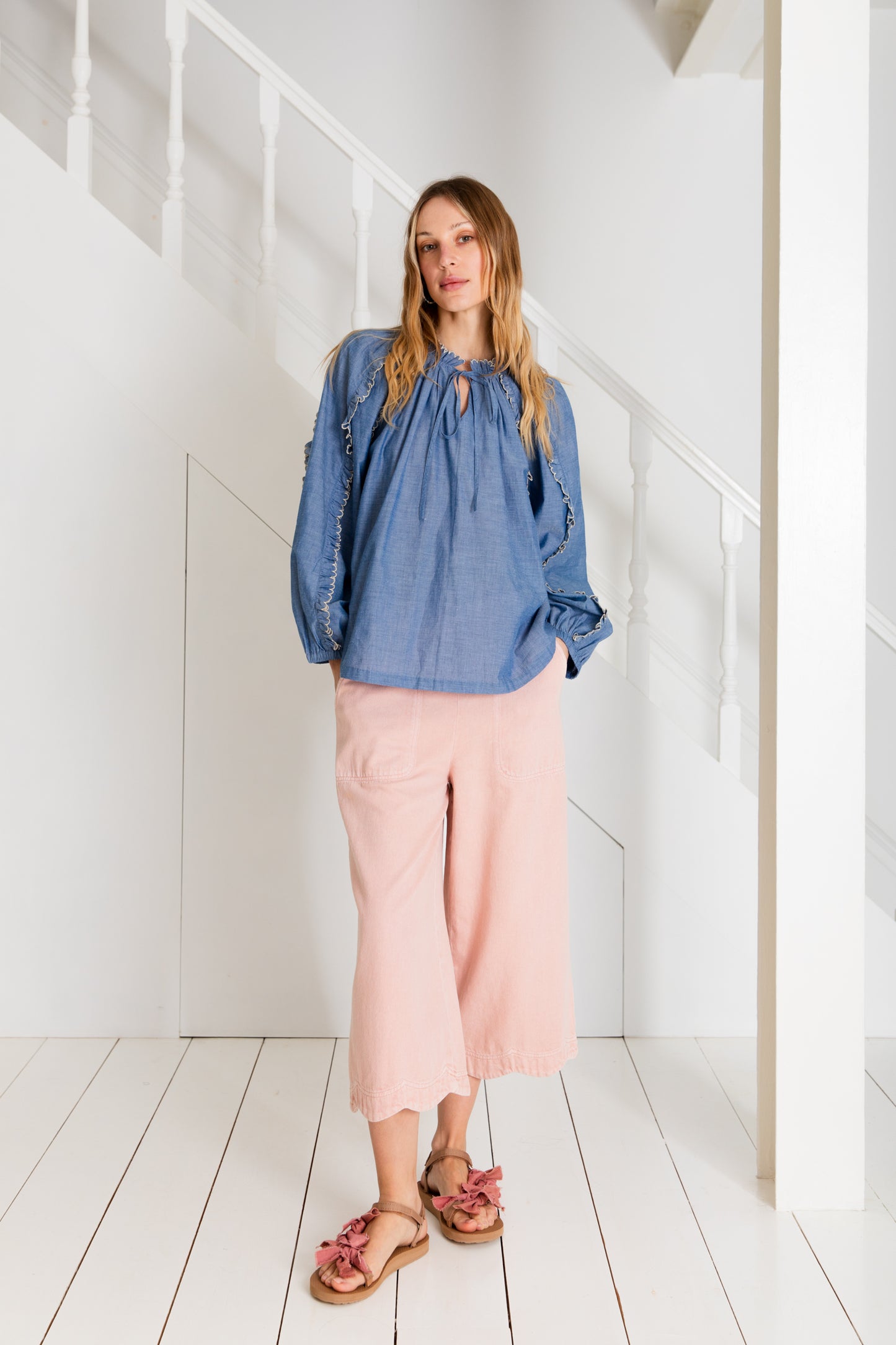 Fleur Top - Chambray (WS)