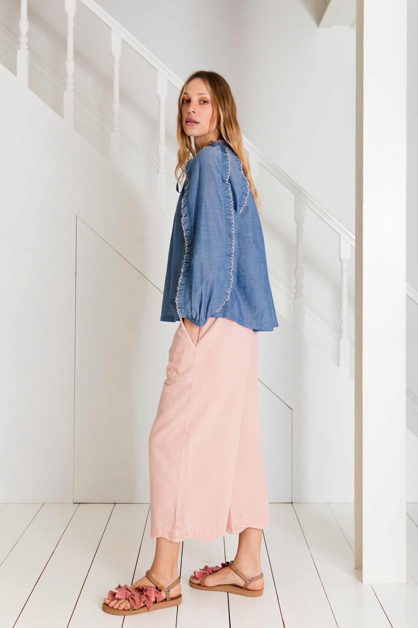 Fleur Top - Chambray (WS)