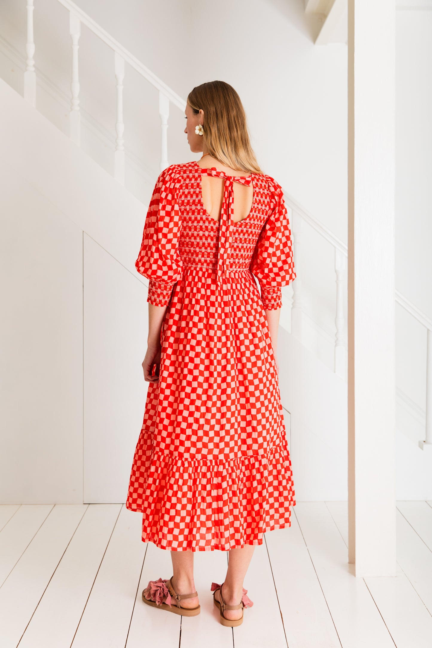Ivy Dress - Red / Pink