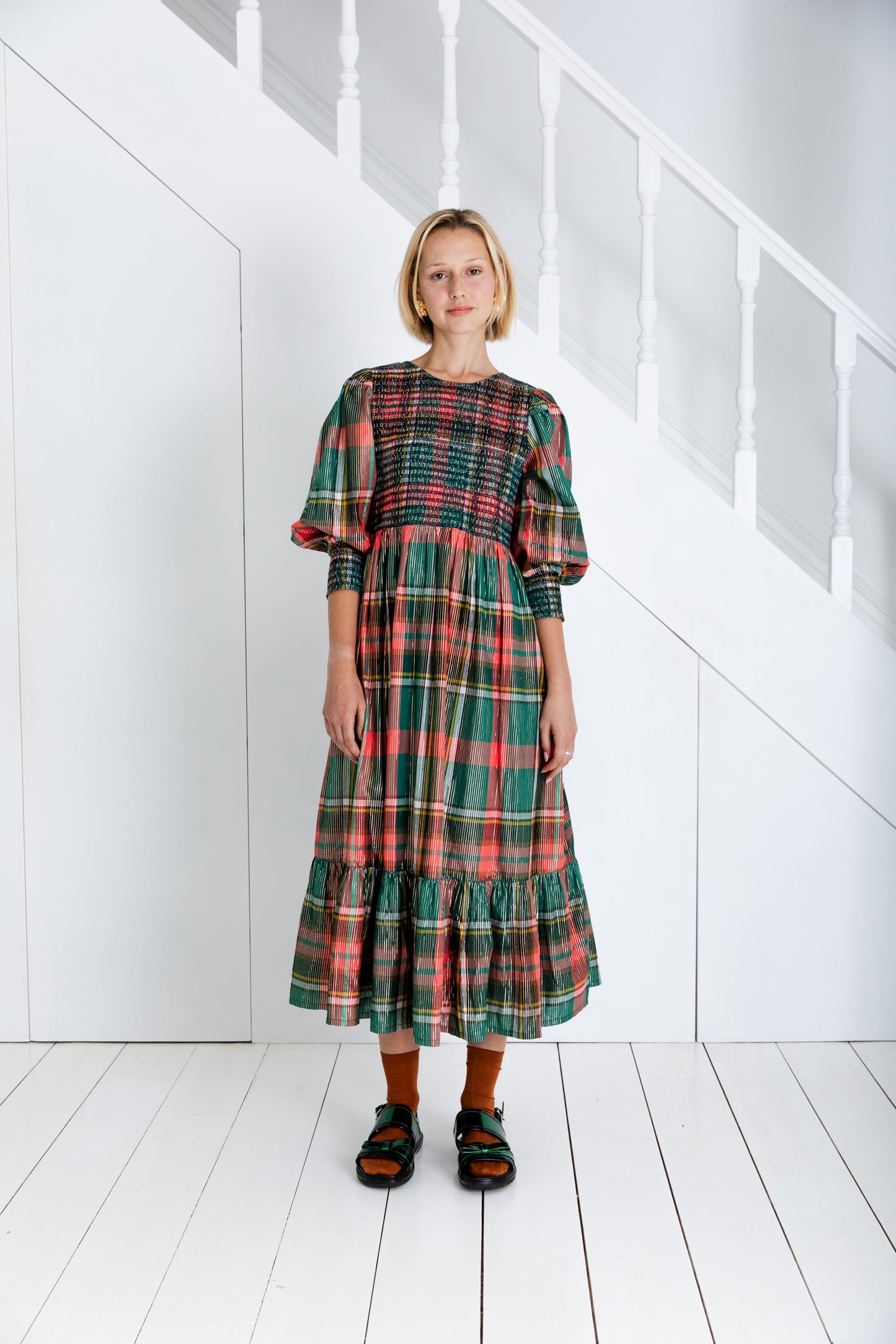 Ivy Dress - Rose / Fir