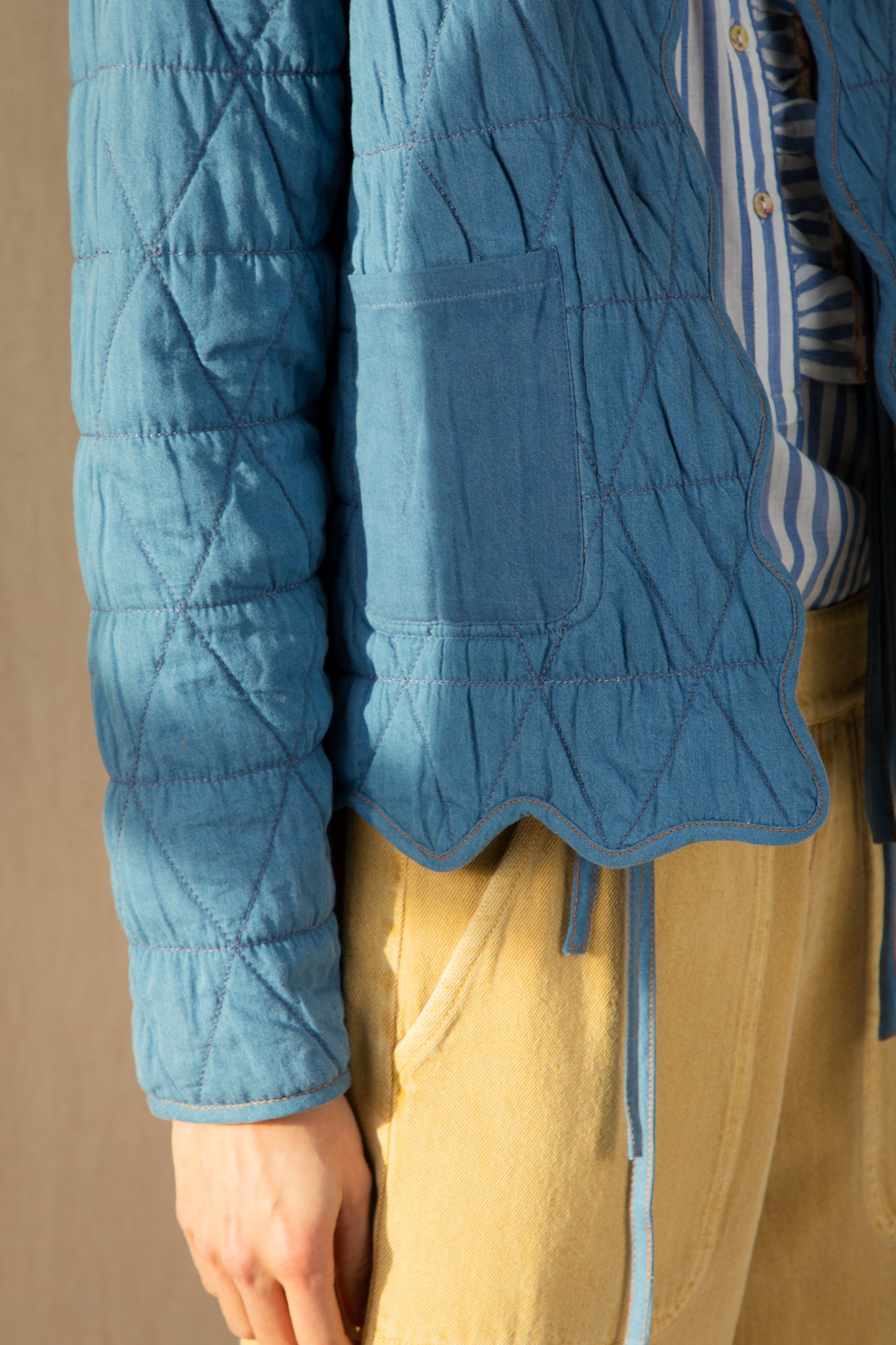 Mikka Reversible Jacket - Spring Greens