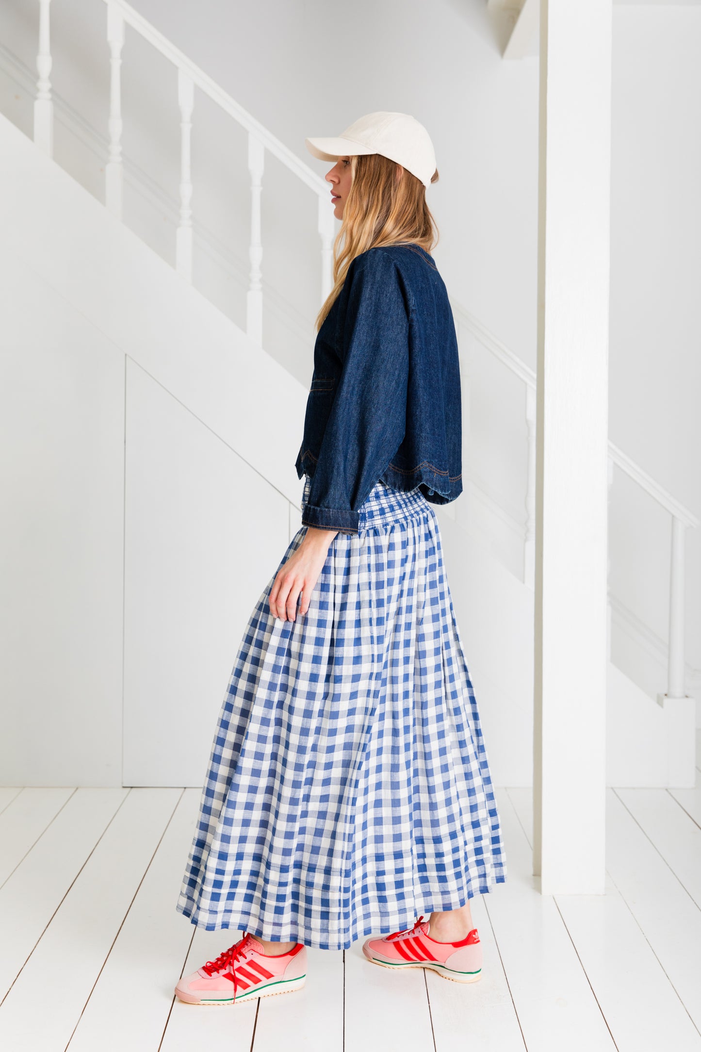 Pascal Skirt - Blue / White (WS)