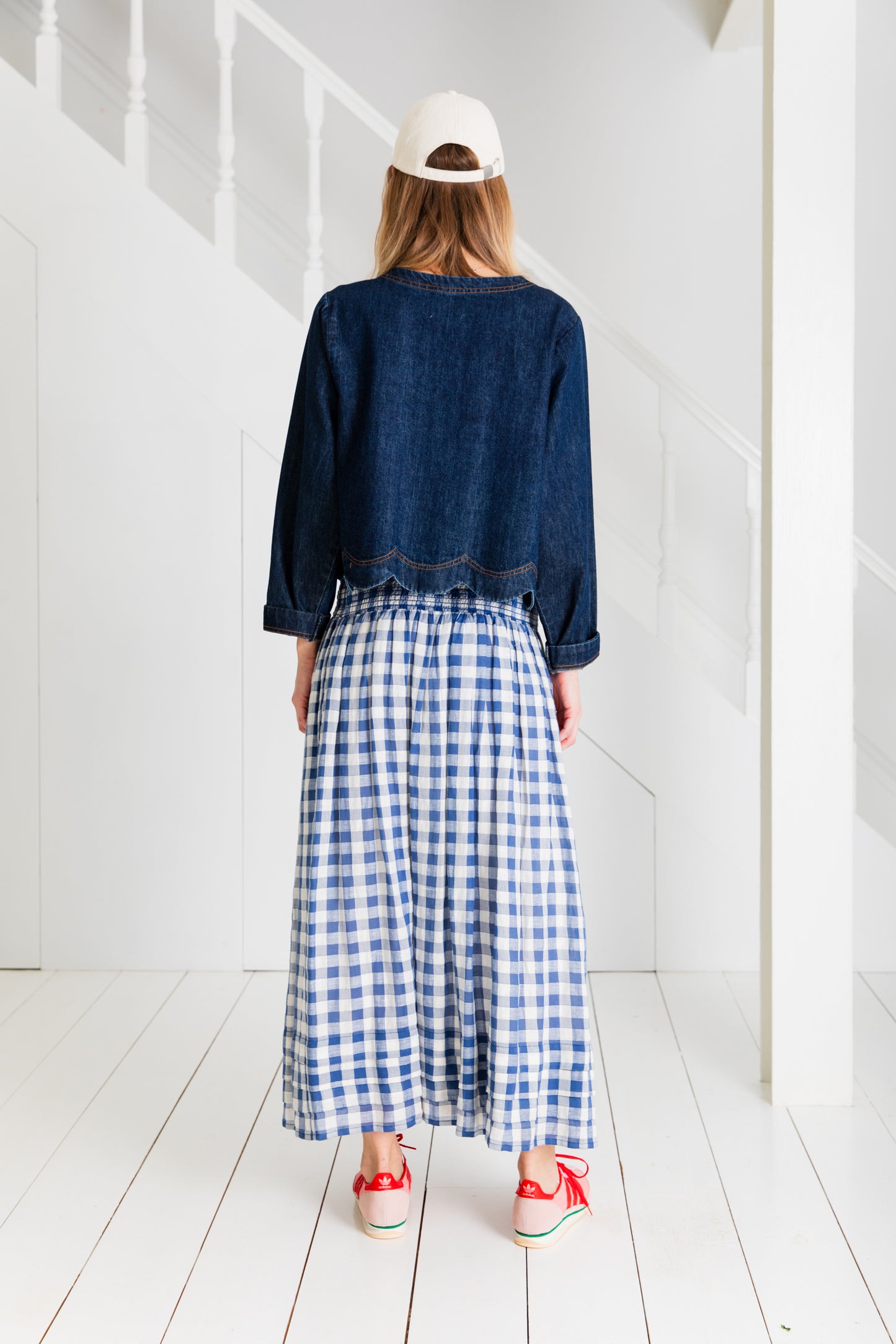 Pascal Skirt - Blue / White (WS)