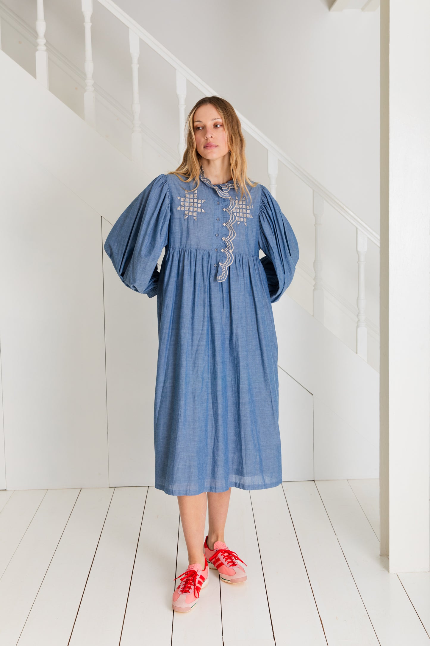 Quinn Dress - Chambray
