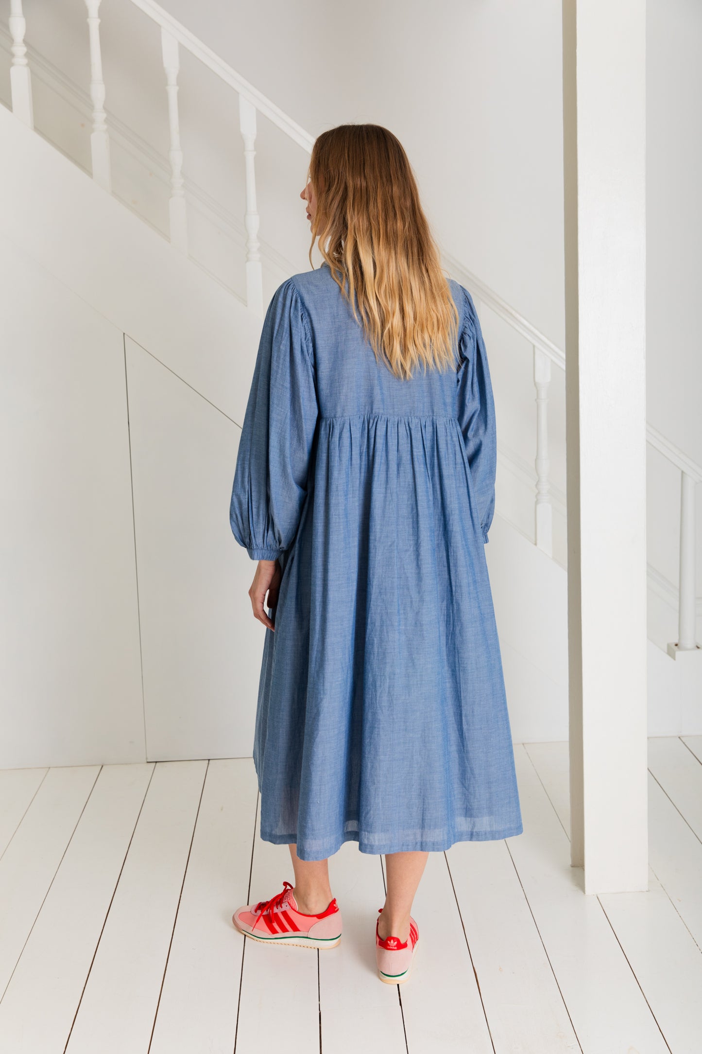 Quinn Dress - Chambray
