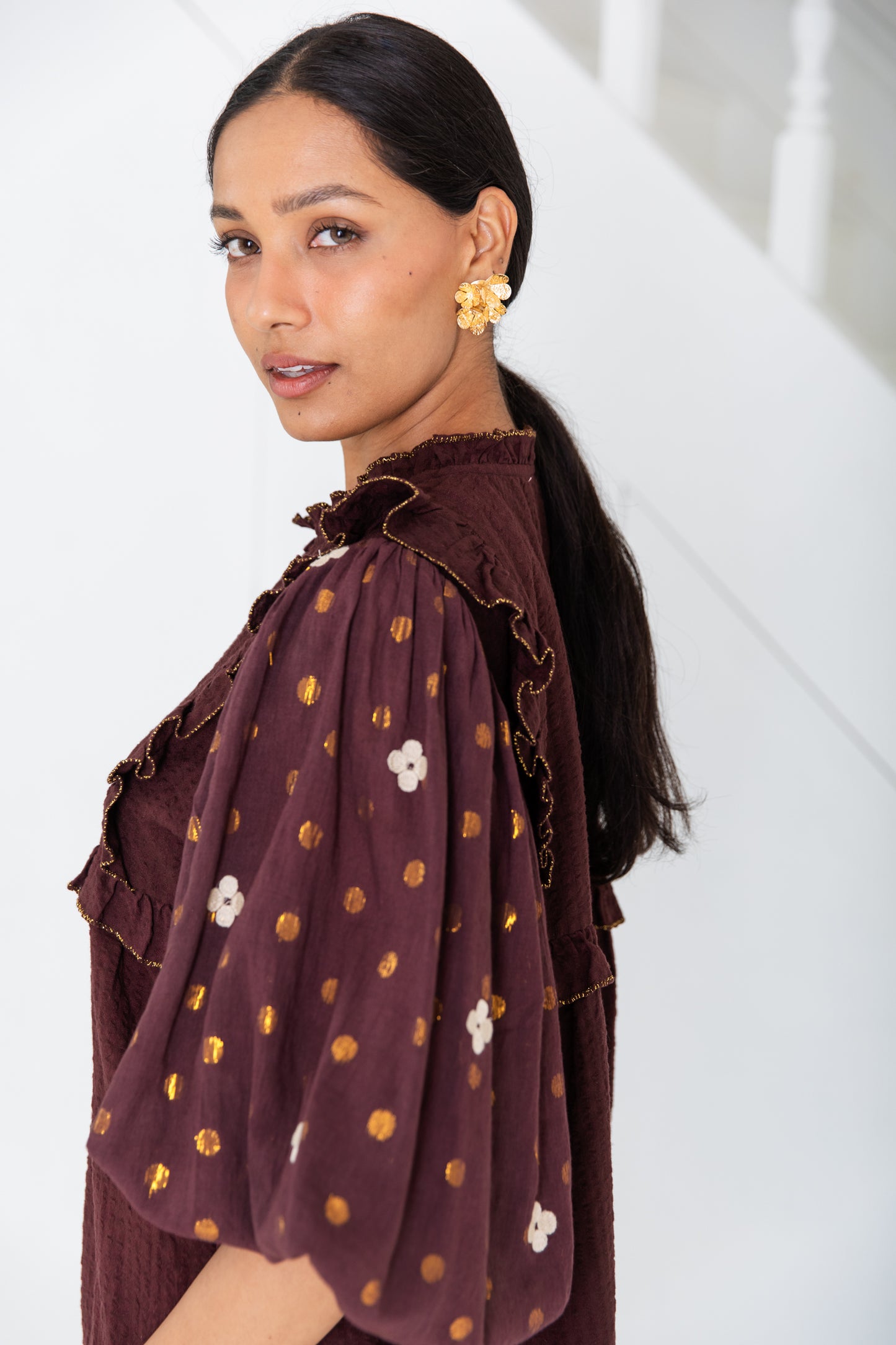 Rosa Top - Chocolate