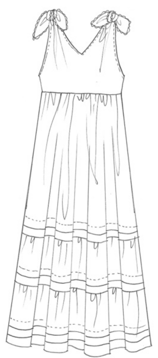 Sylvia Dress  - Blush Multi (WS)