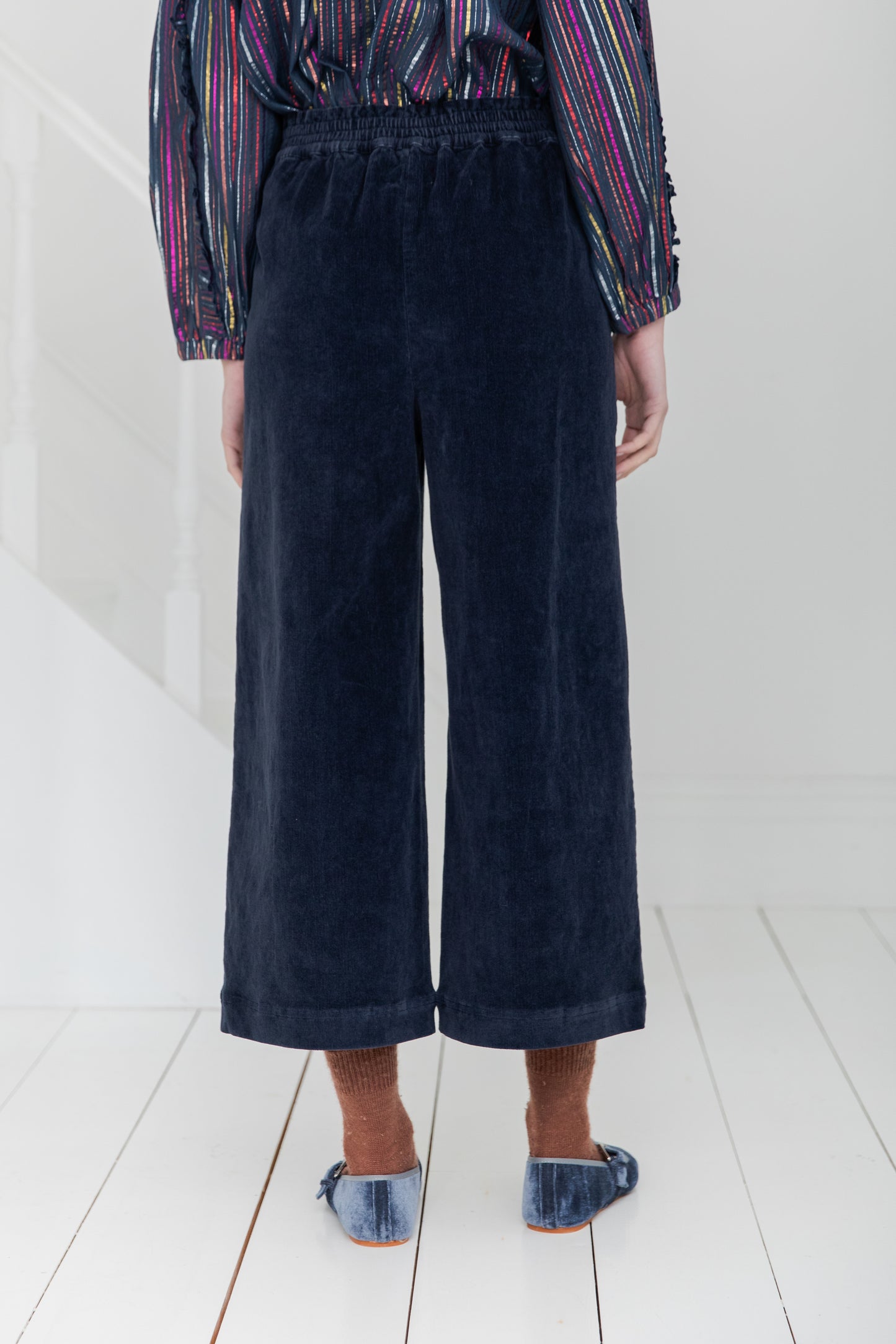 Bijou Wide Leg Trs  - Navy (WS)