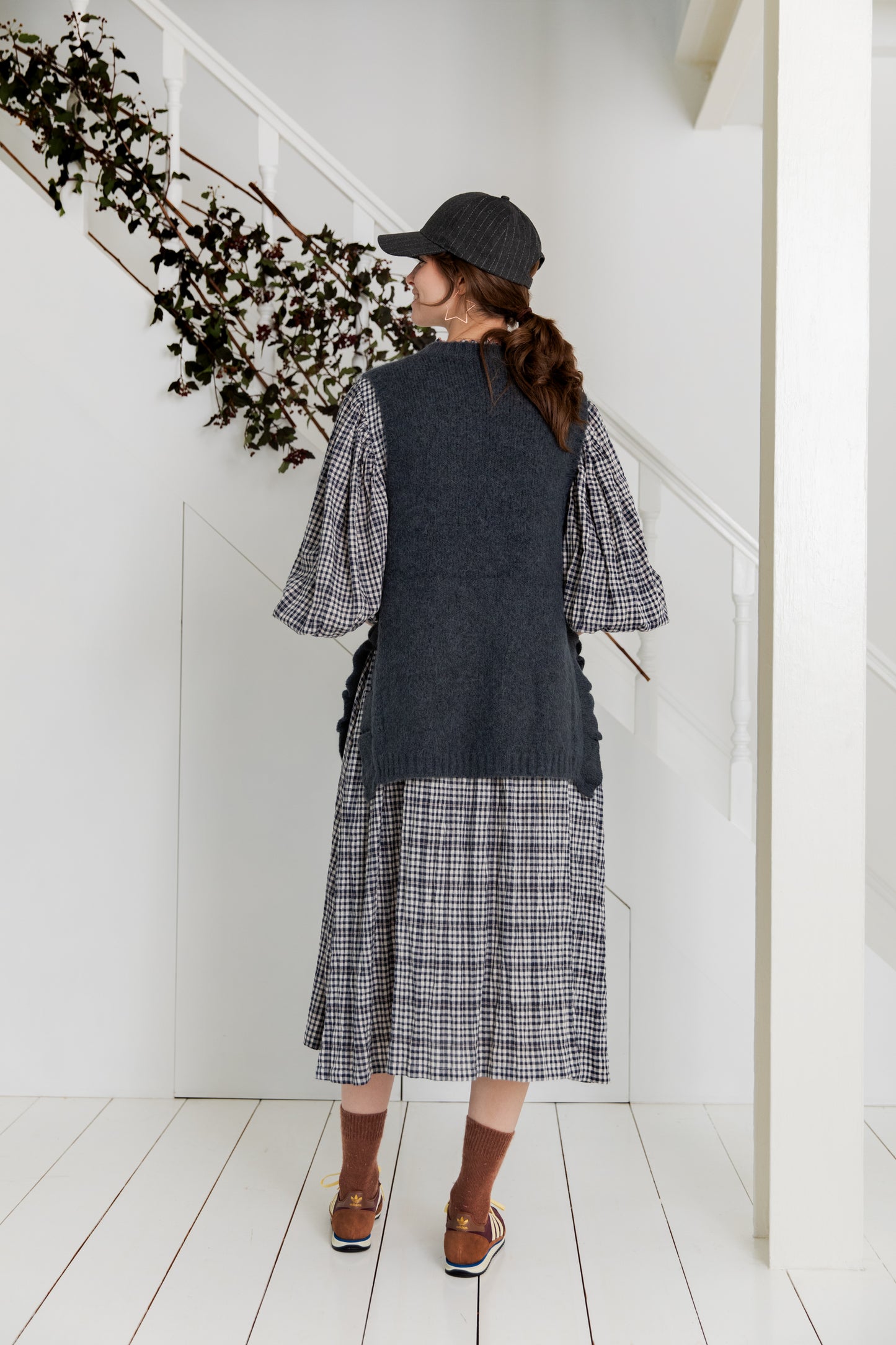 Camille Sweater Vest - Slate (WS)