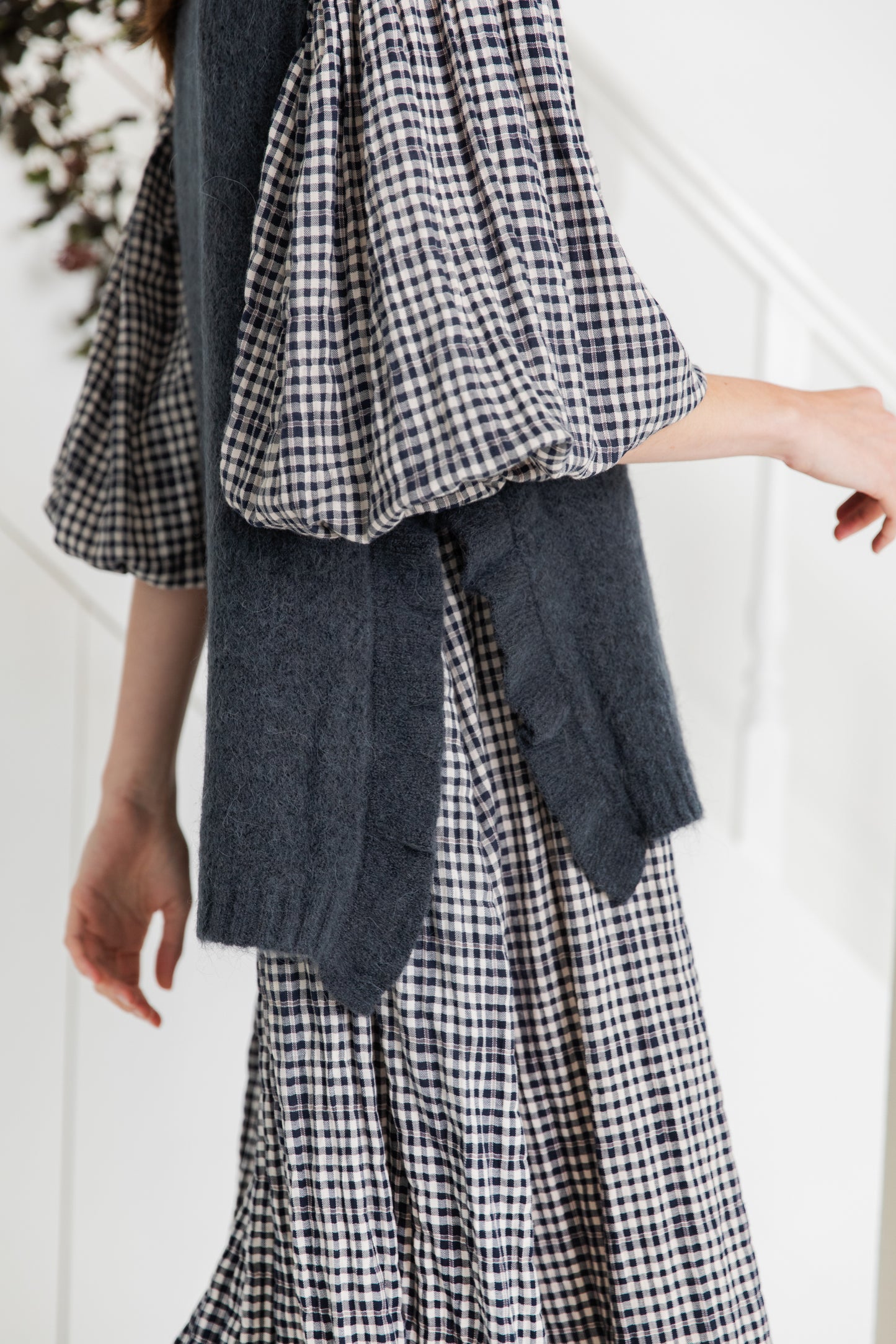 Camille Sweater Vest - Slate (WS)