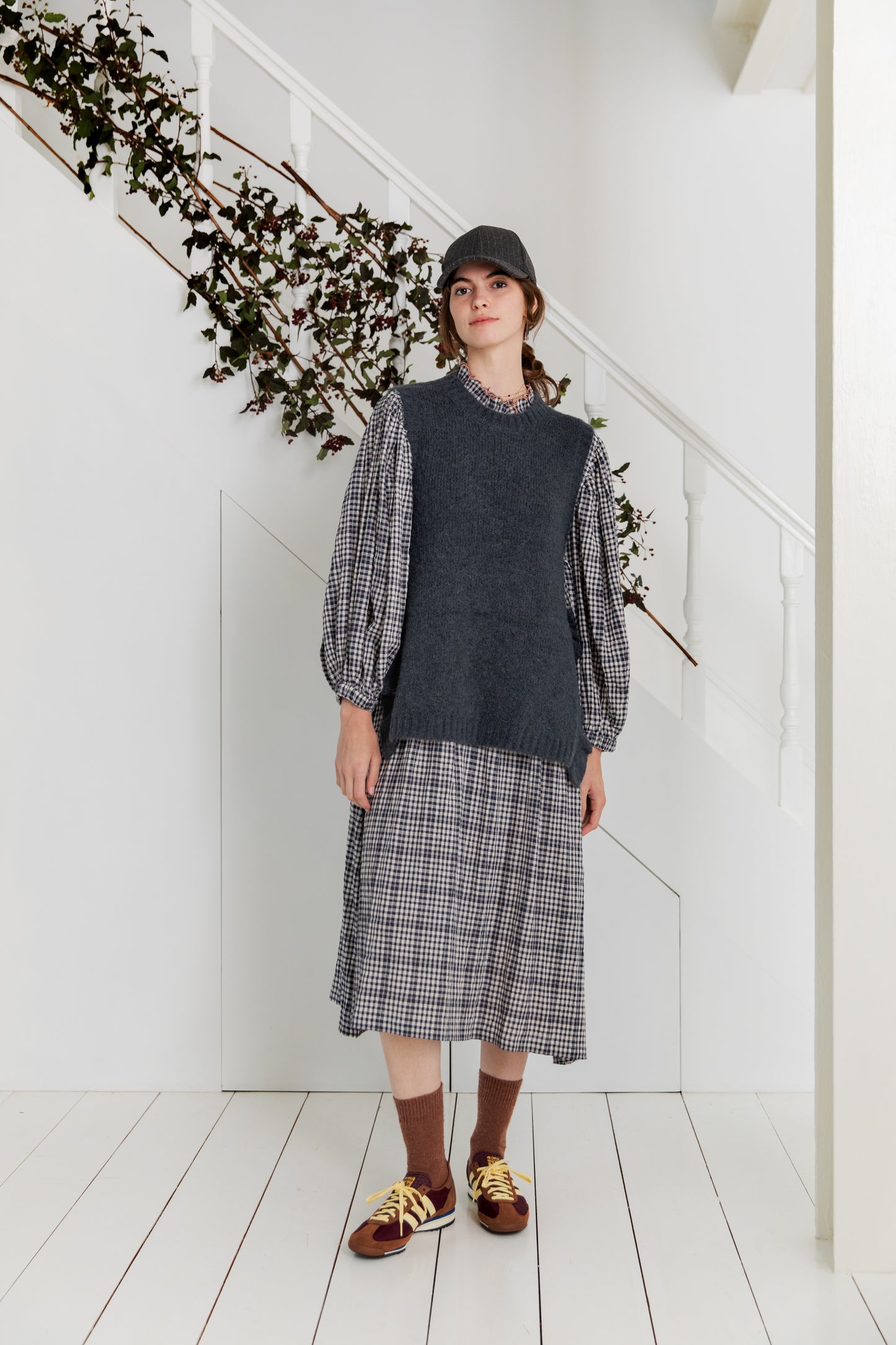 Camille Sweater Vest - Slate (WS)