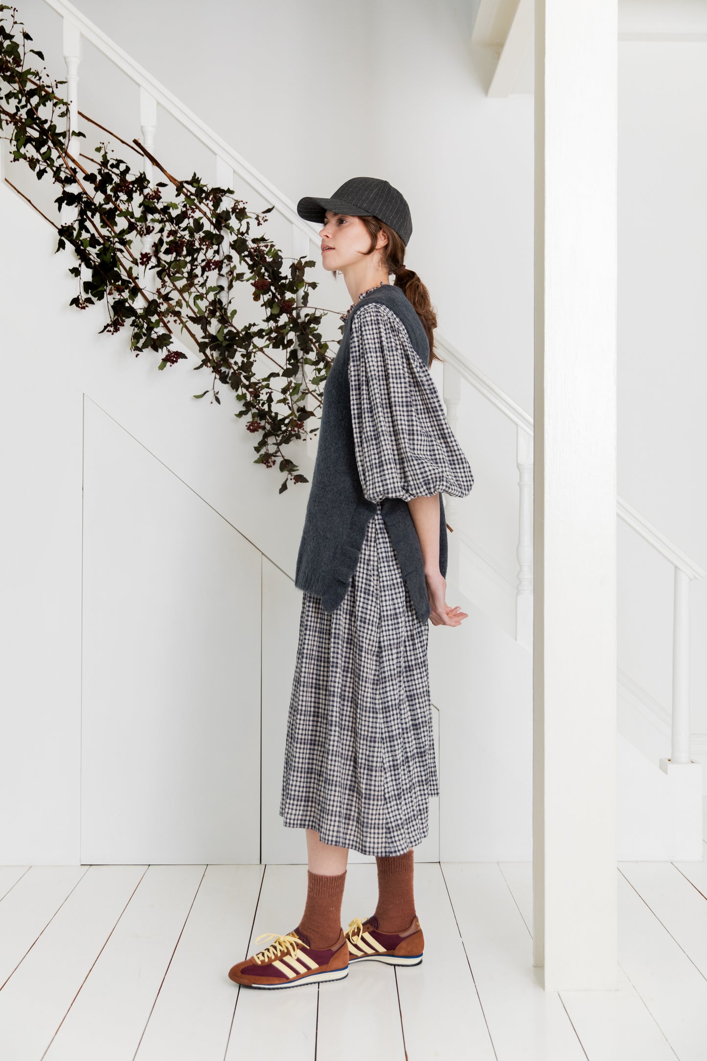 Camille Sweater Vest - Slate (WS)