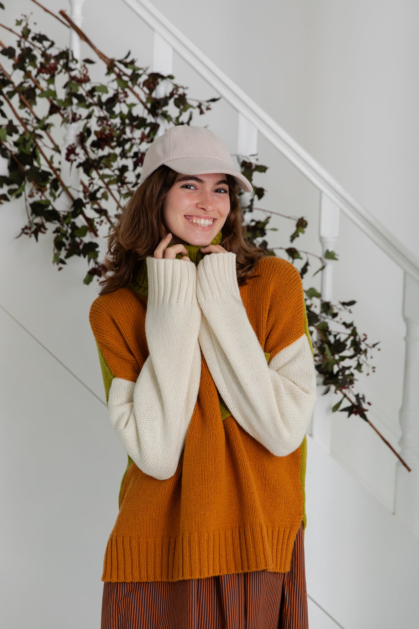 Harvey Roll Neck - Rust (WS)