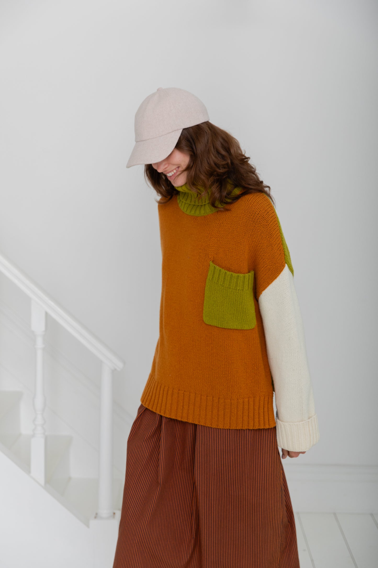 Harvey Roll Neck - Rust (WS)