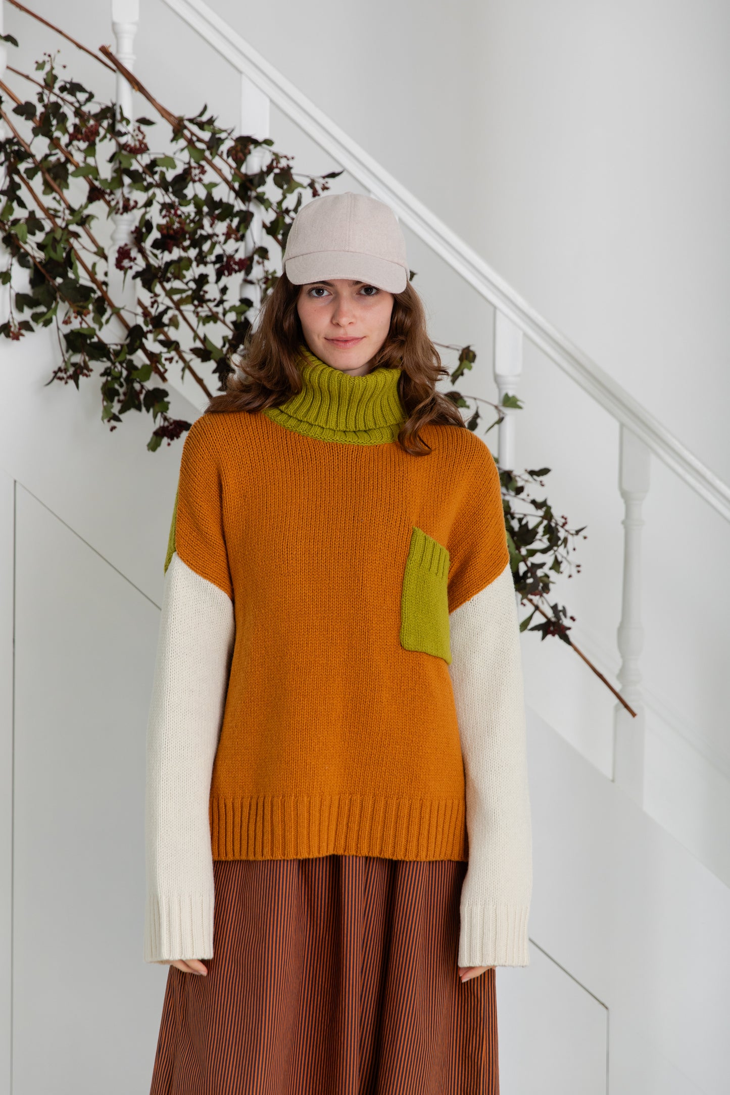 Harvey Roll Neck - Rust (WS)