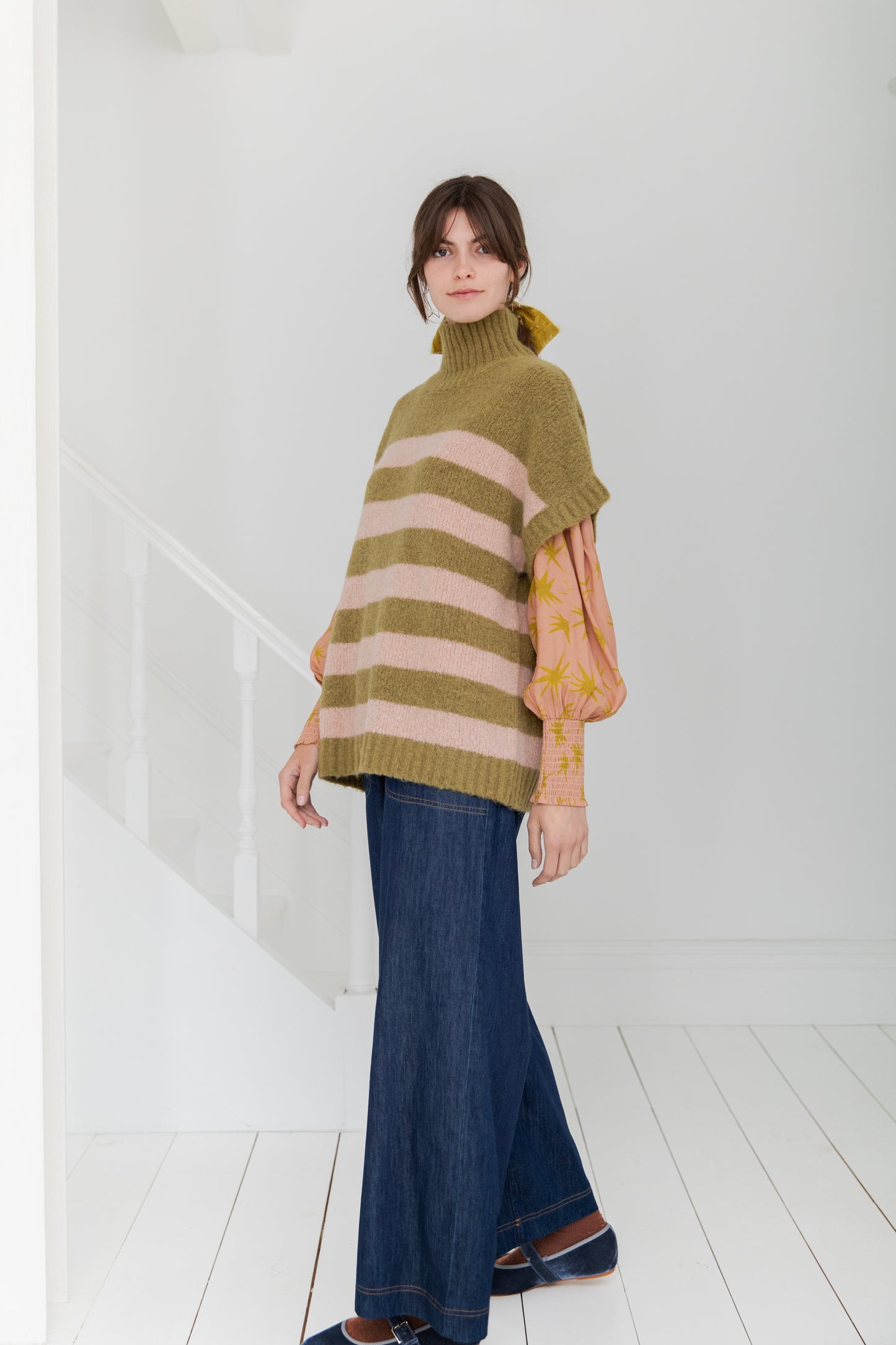 Josephine Jumper - Olive/Rose (WS)