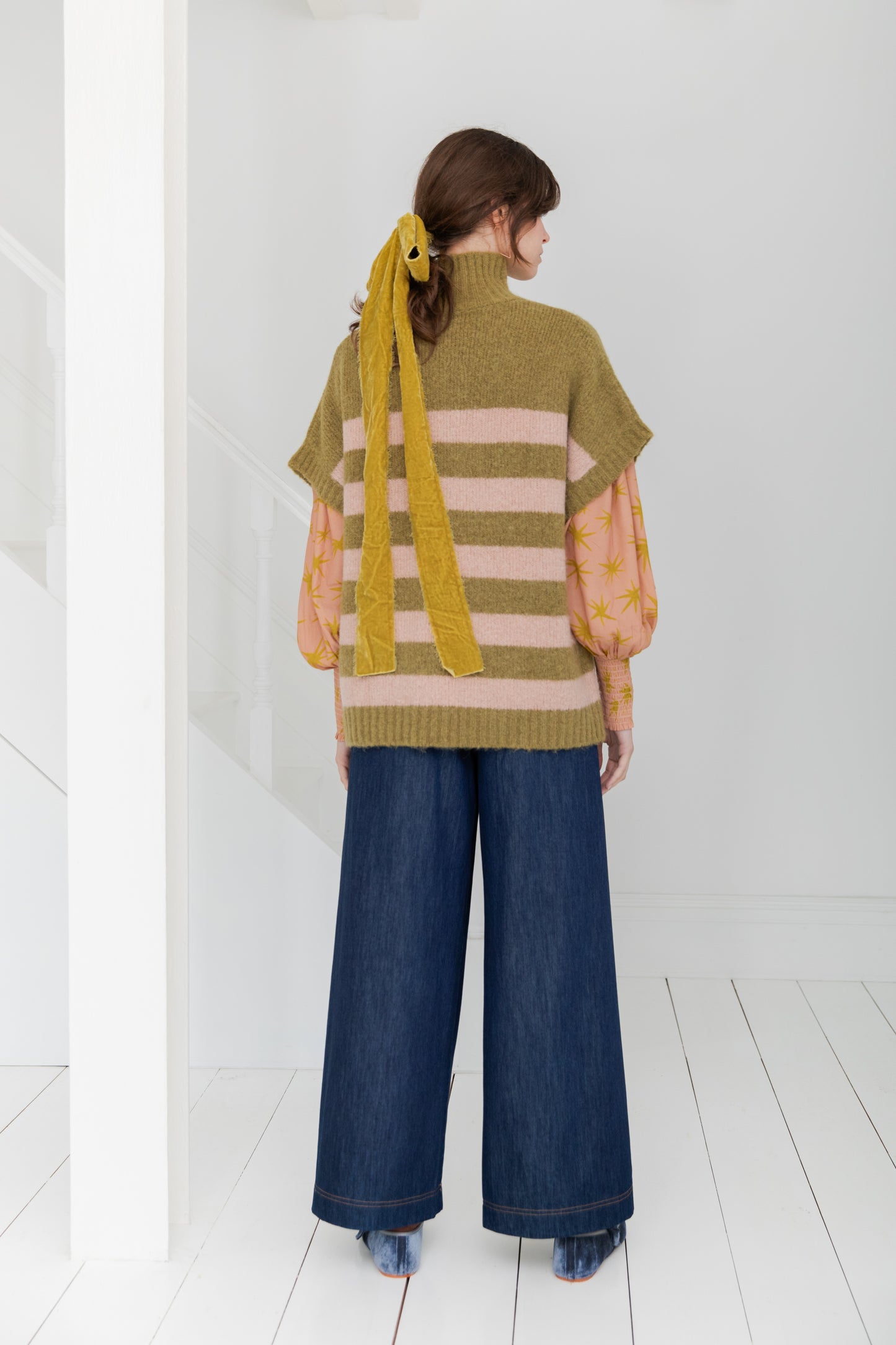 Josephine Jumper - Olive/Rose (WS)