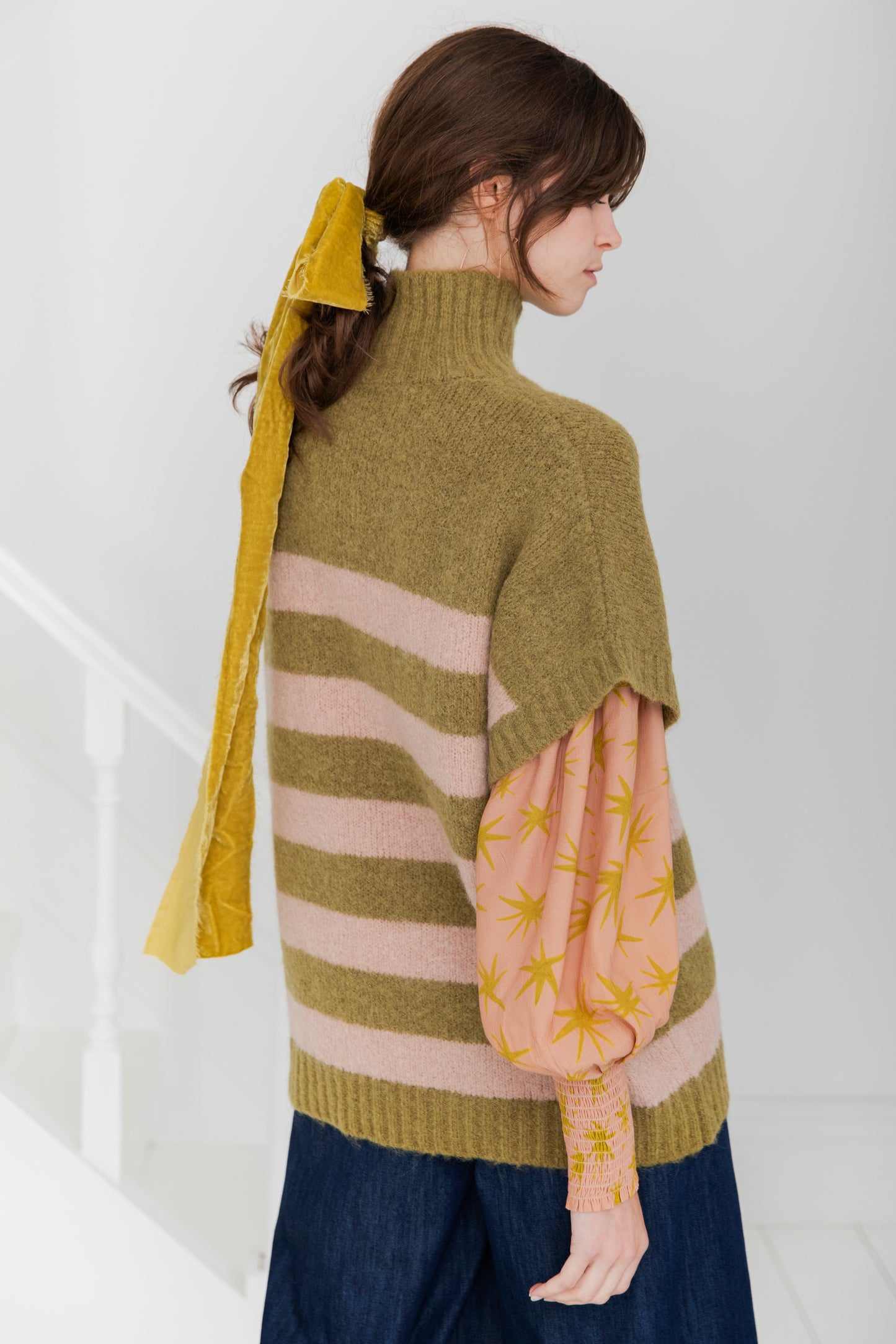 Josephine Jumper - Olive/Rose (WS)