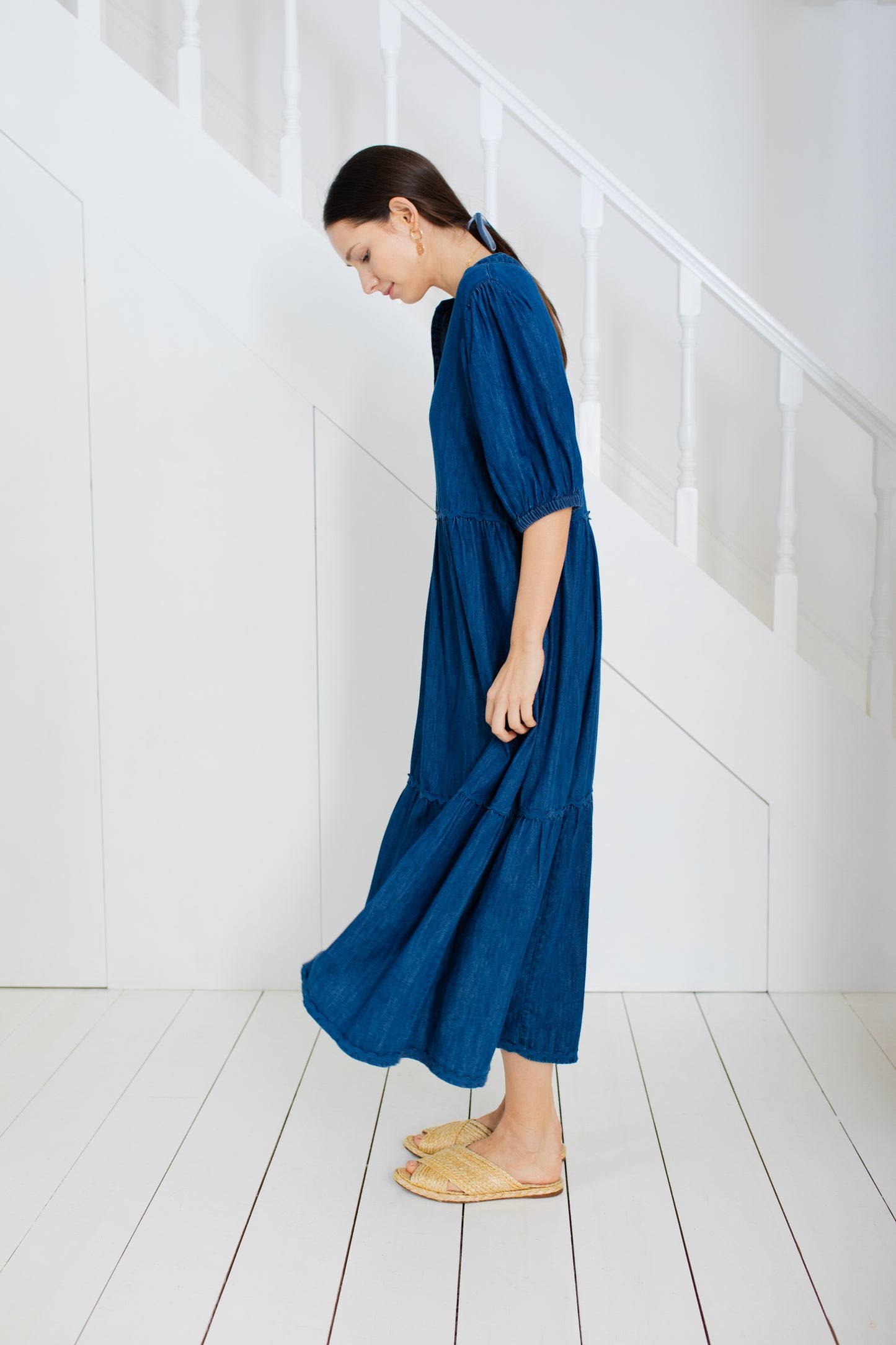 Oden Dress - Mid Denim
