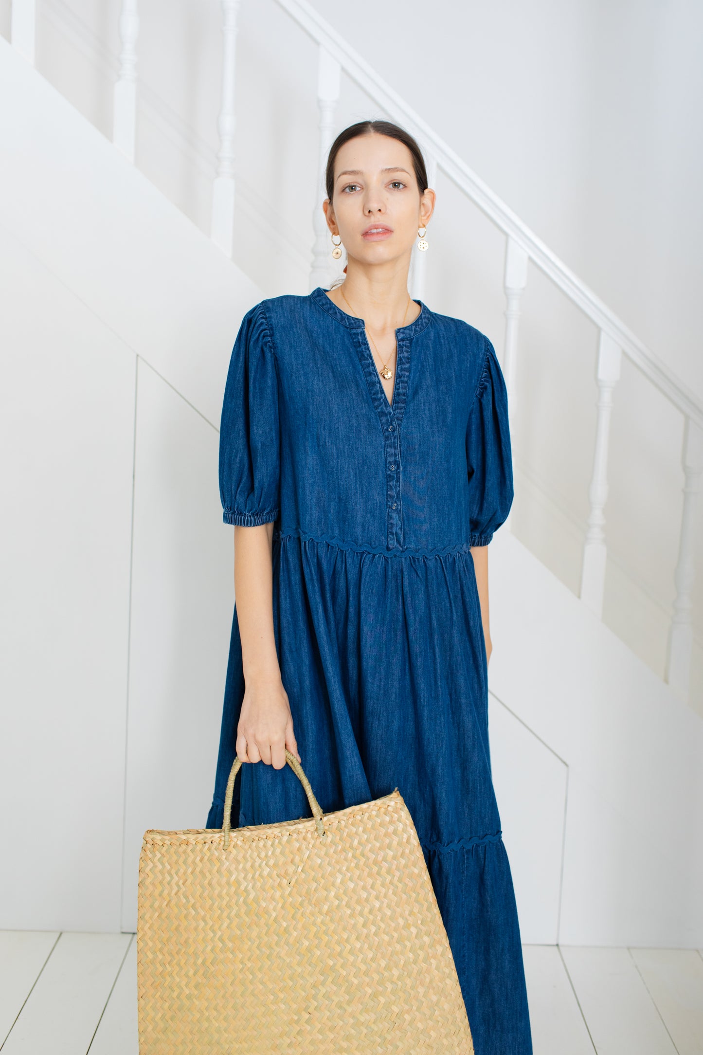 Oden Dress - Mid Denim