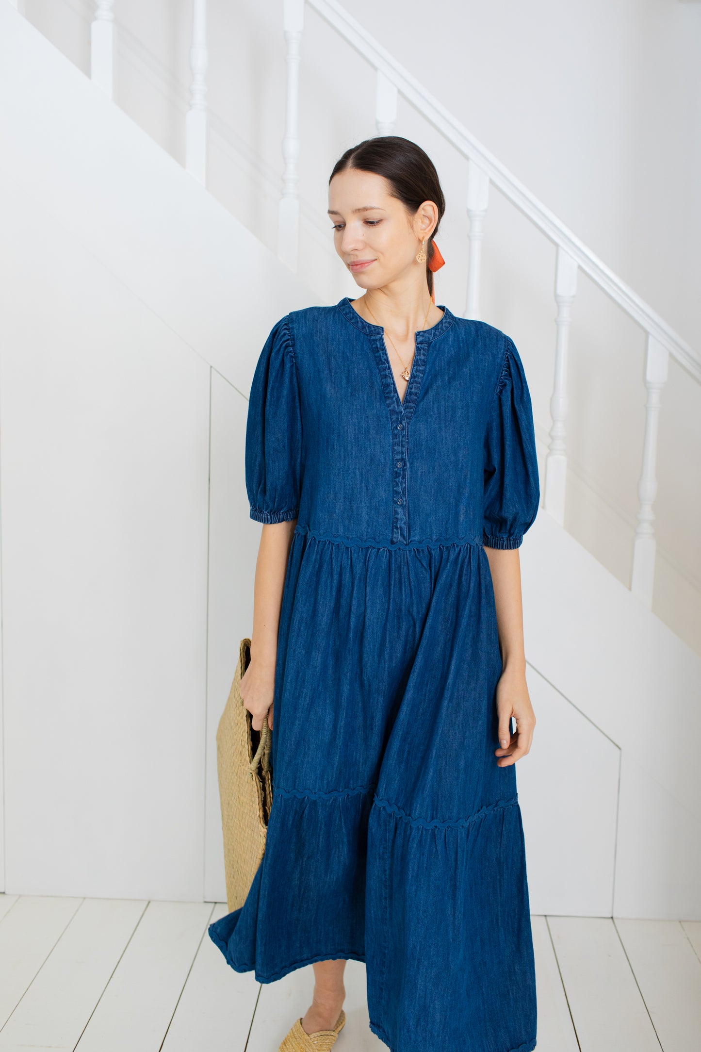 Oden Dress - Mid Denim