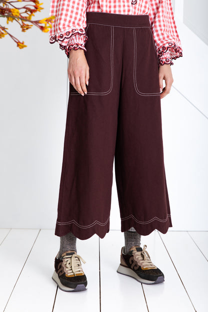 Aide Trouser - Chocolate