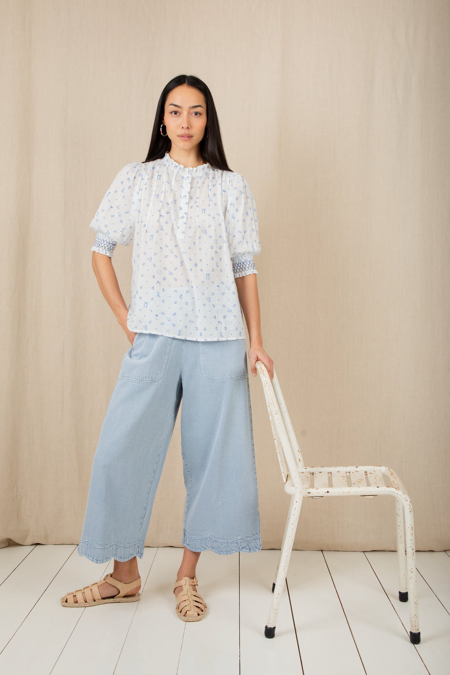 Aide Trouser - Ice Blue