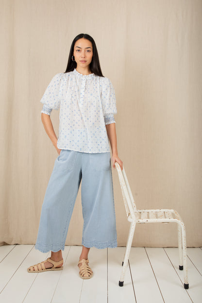 Aide Trouser - Ice Blue