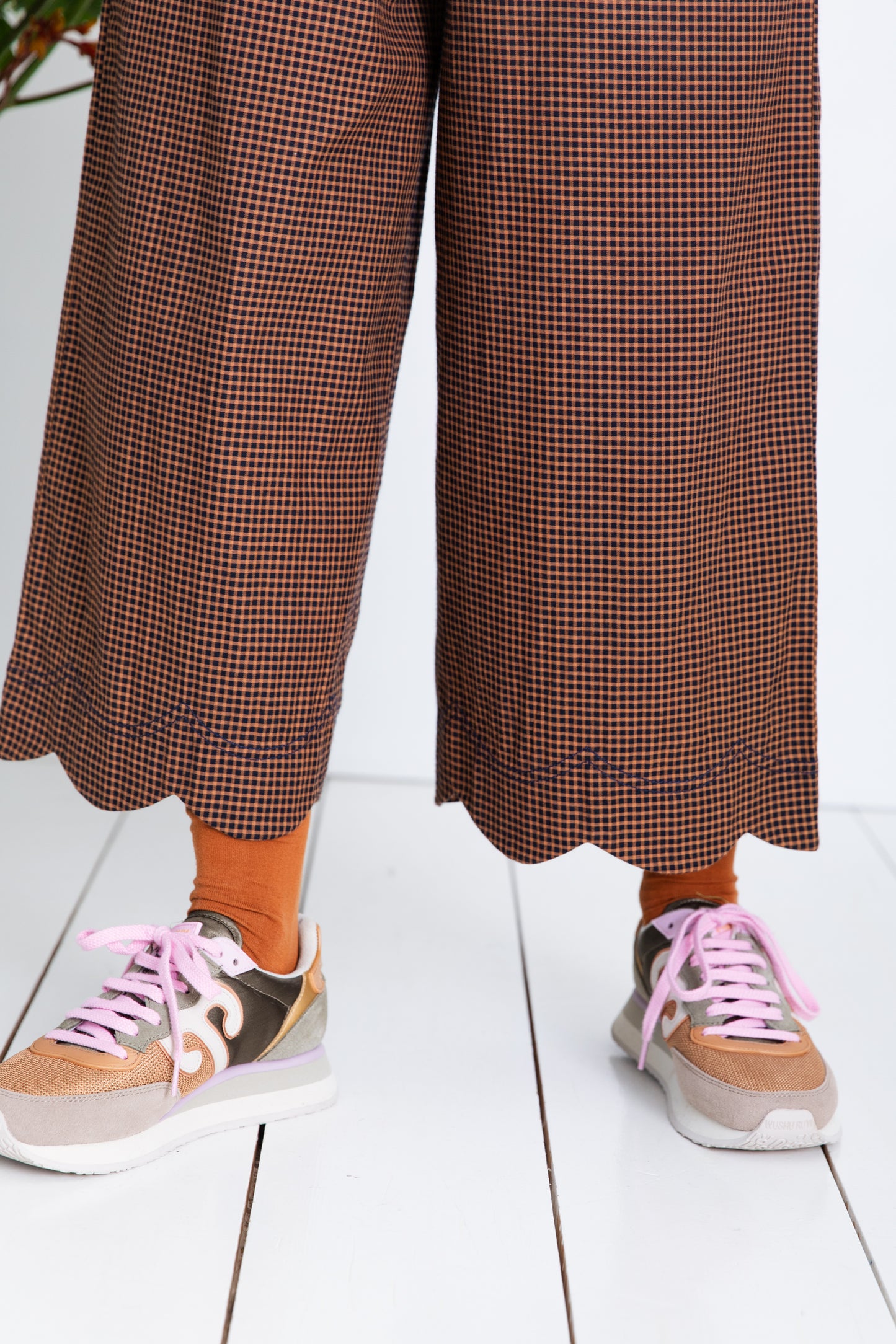 Aide Trouser - Midnight / Tan