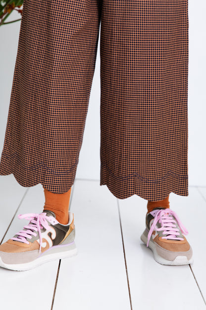 Aide Trouser - Midnight / Tan