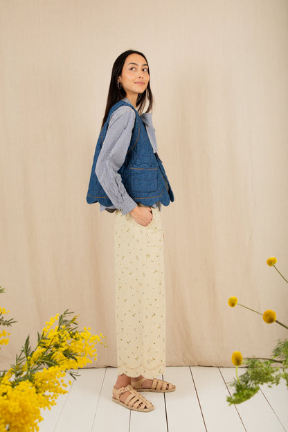 Aide Trouser - Stone Multi