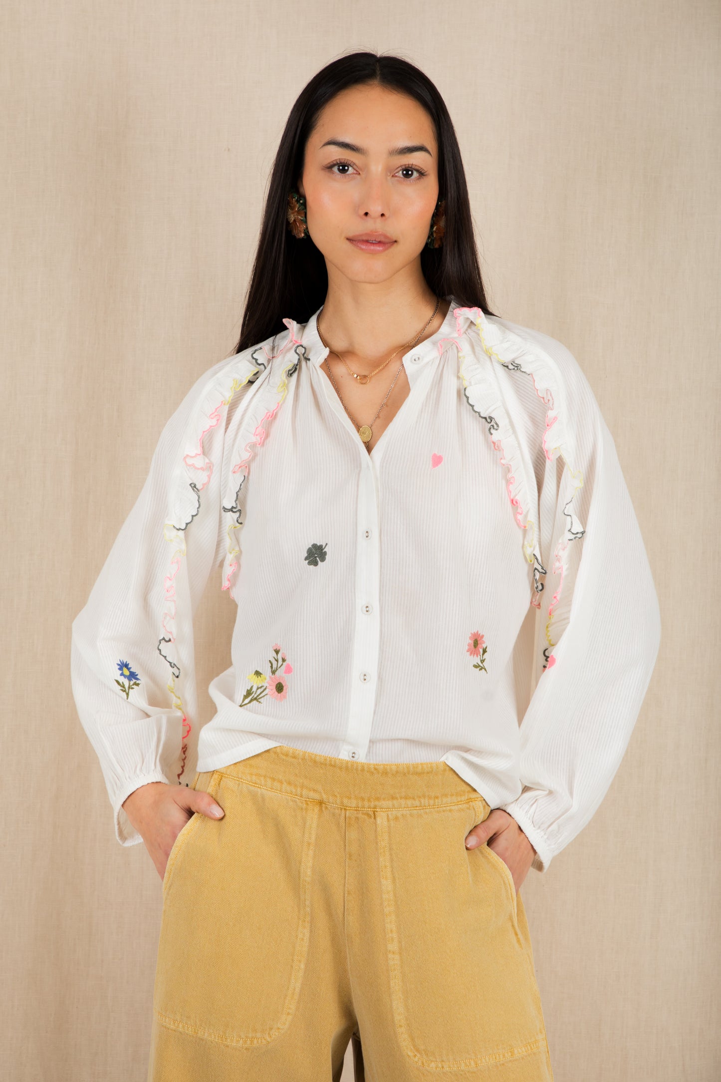 Alice Shirt - White Multi