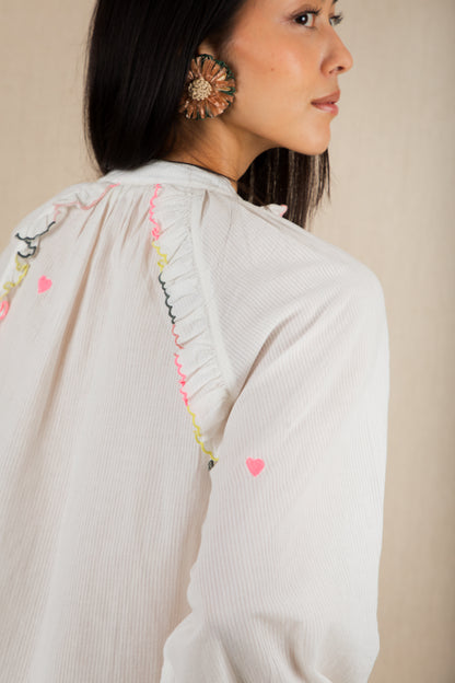 Alice Shirt - White Multi