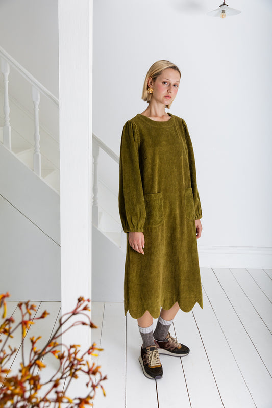 Alouette Dress - Olive