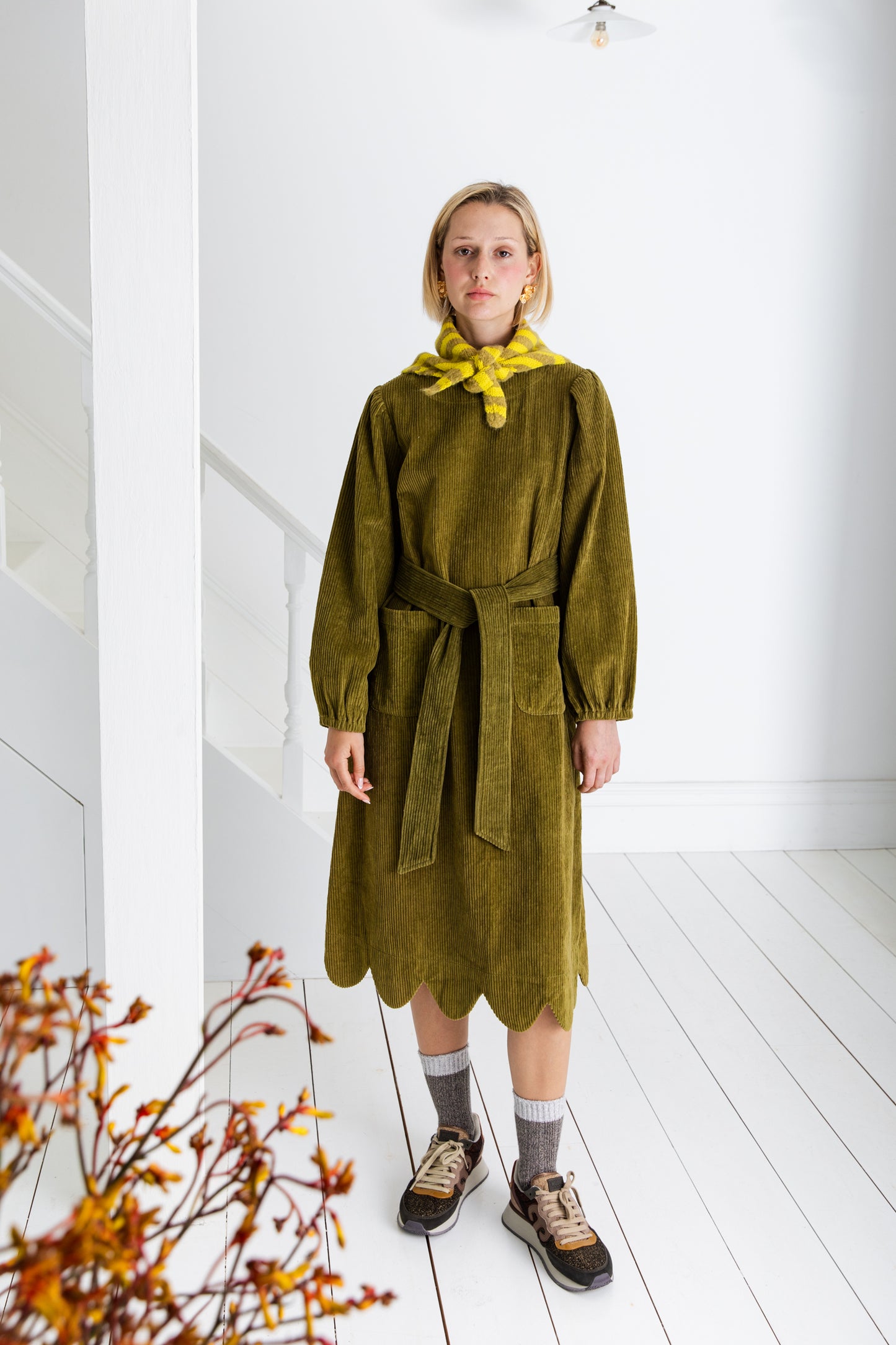 Alouette Dress - Olive