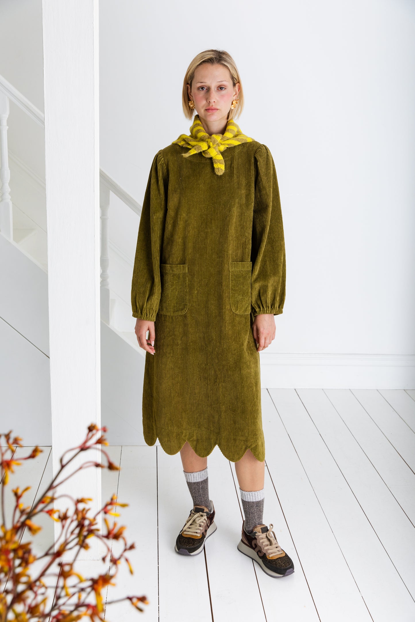 Alouette Dress - Olive