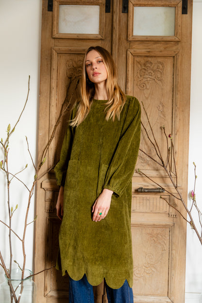 Alouette Dress - Olive