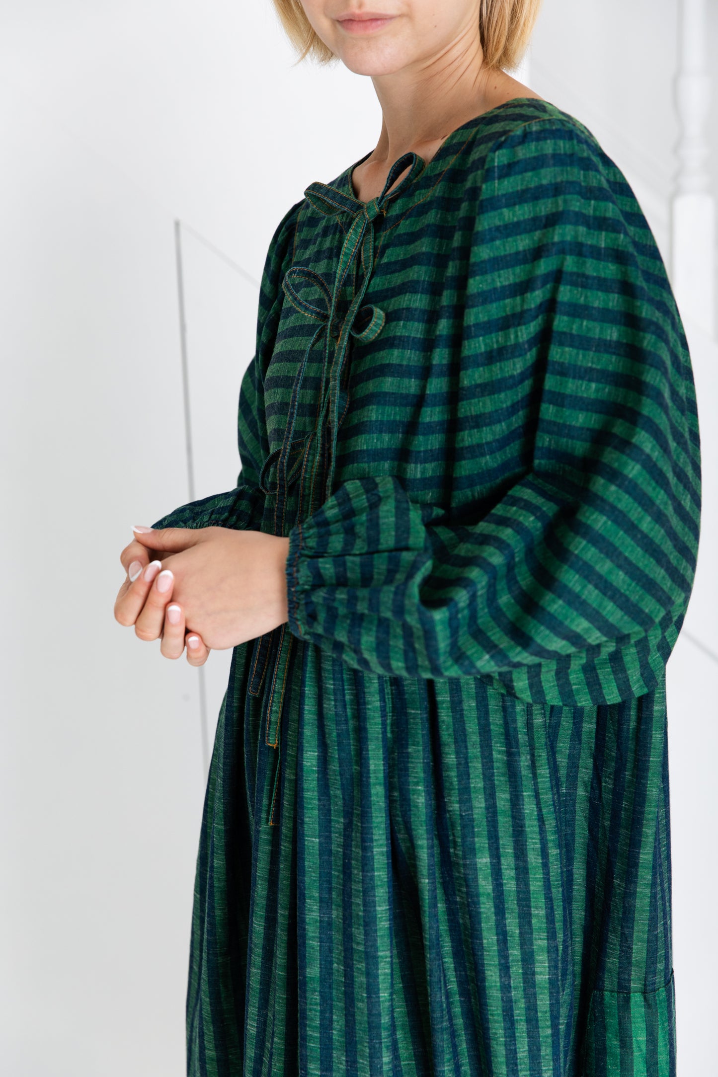 Amber Dress - Fir / Midnight